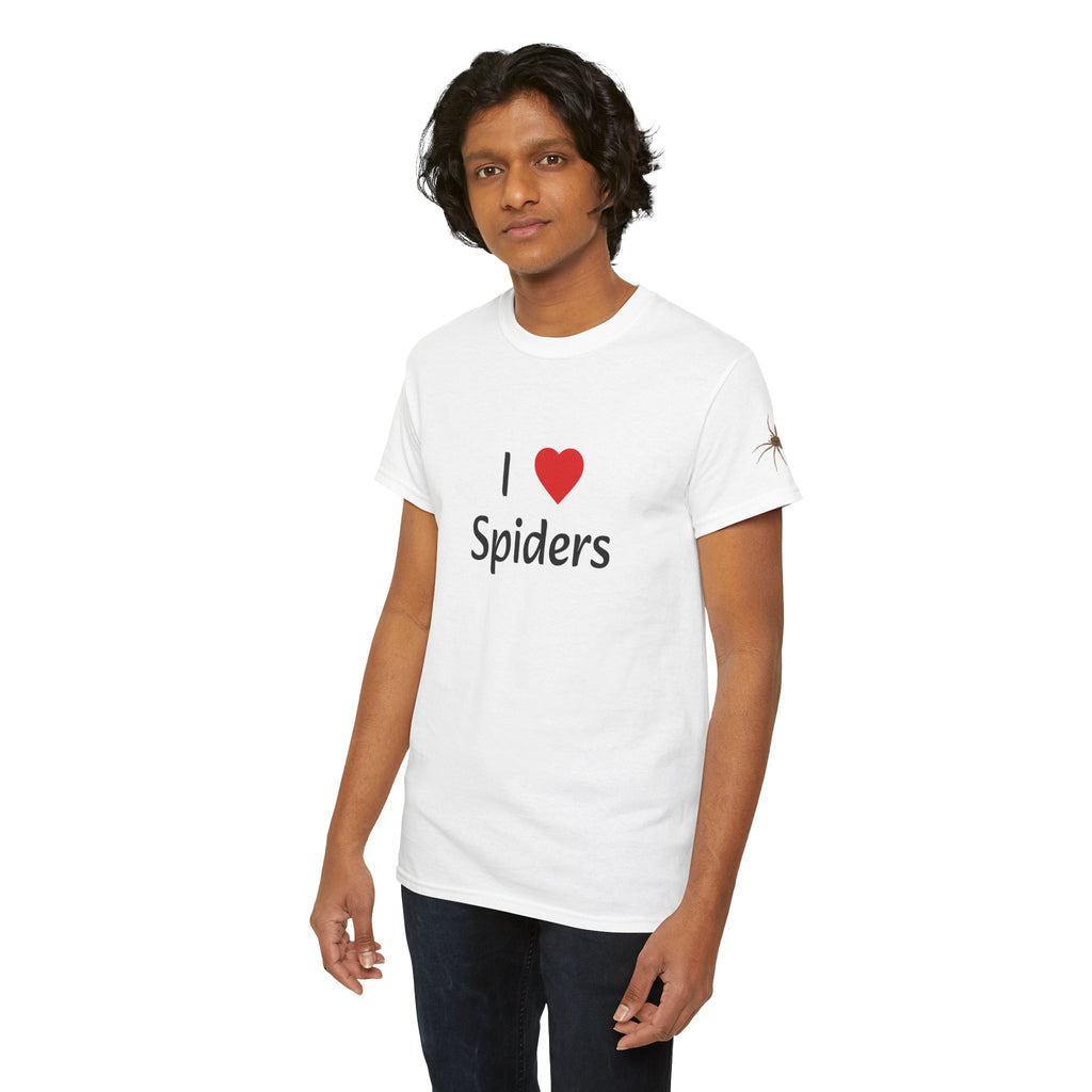 I Love Spiders T‑Shirt — Tarantula Lover Tee