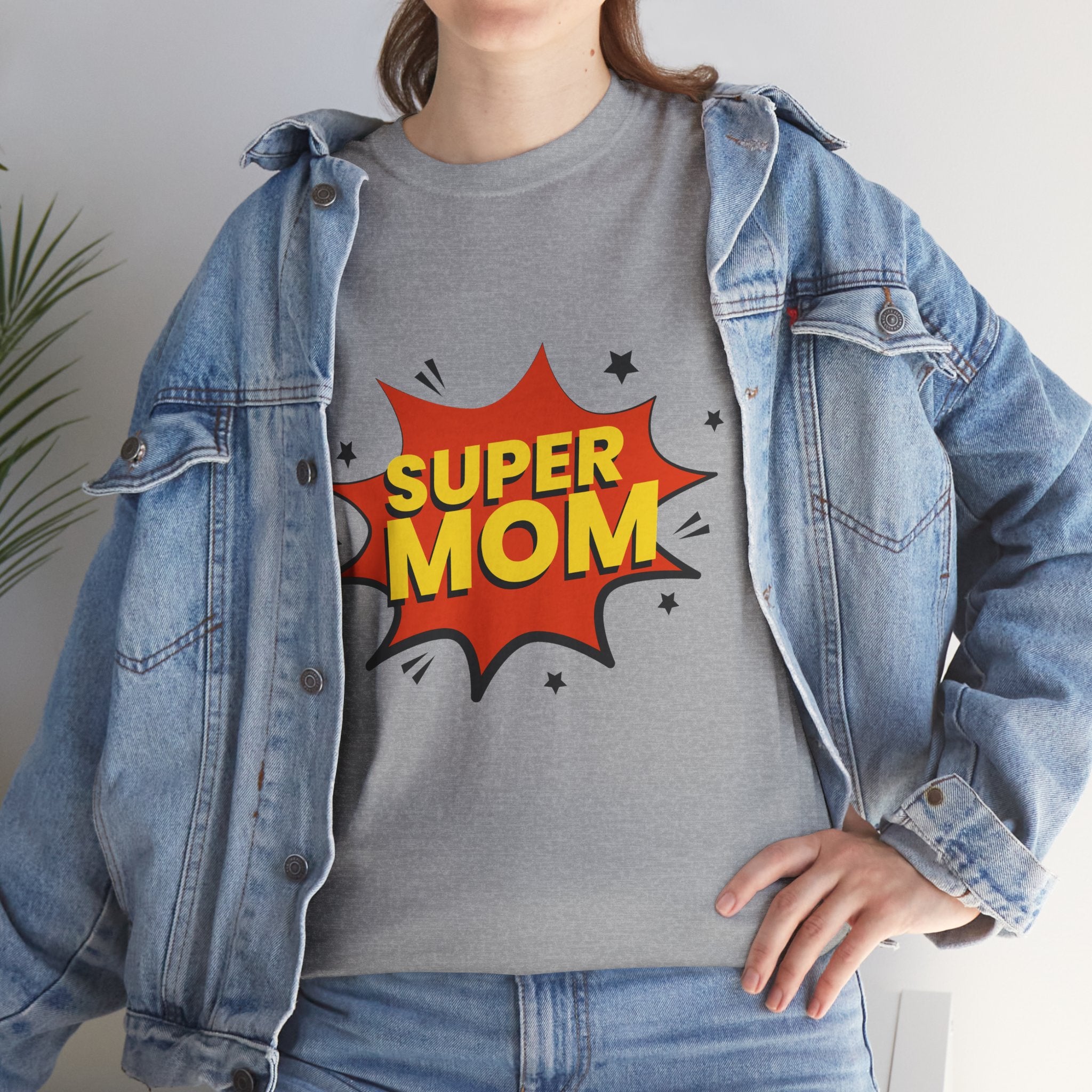 Super Mom Comic Burst T-Shirt
