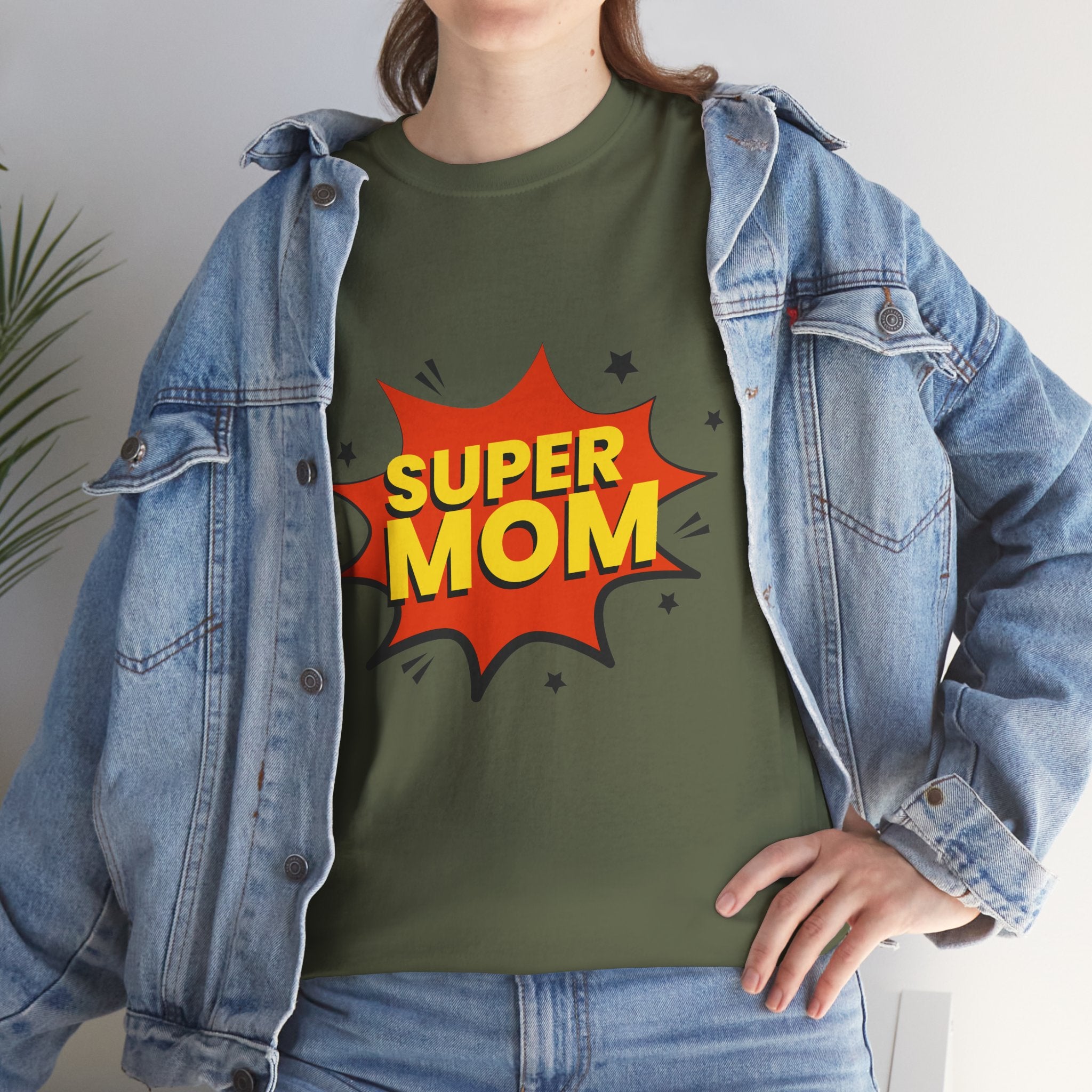 Super Mom Comic Burst T-Shirt