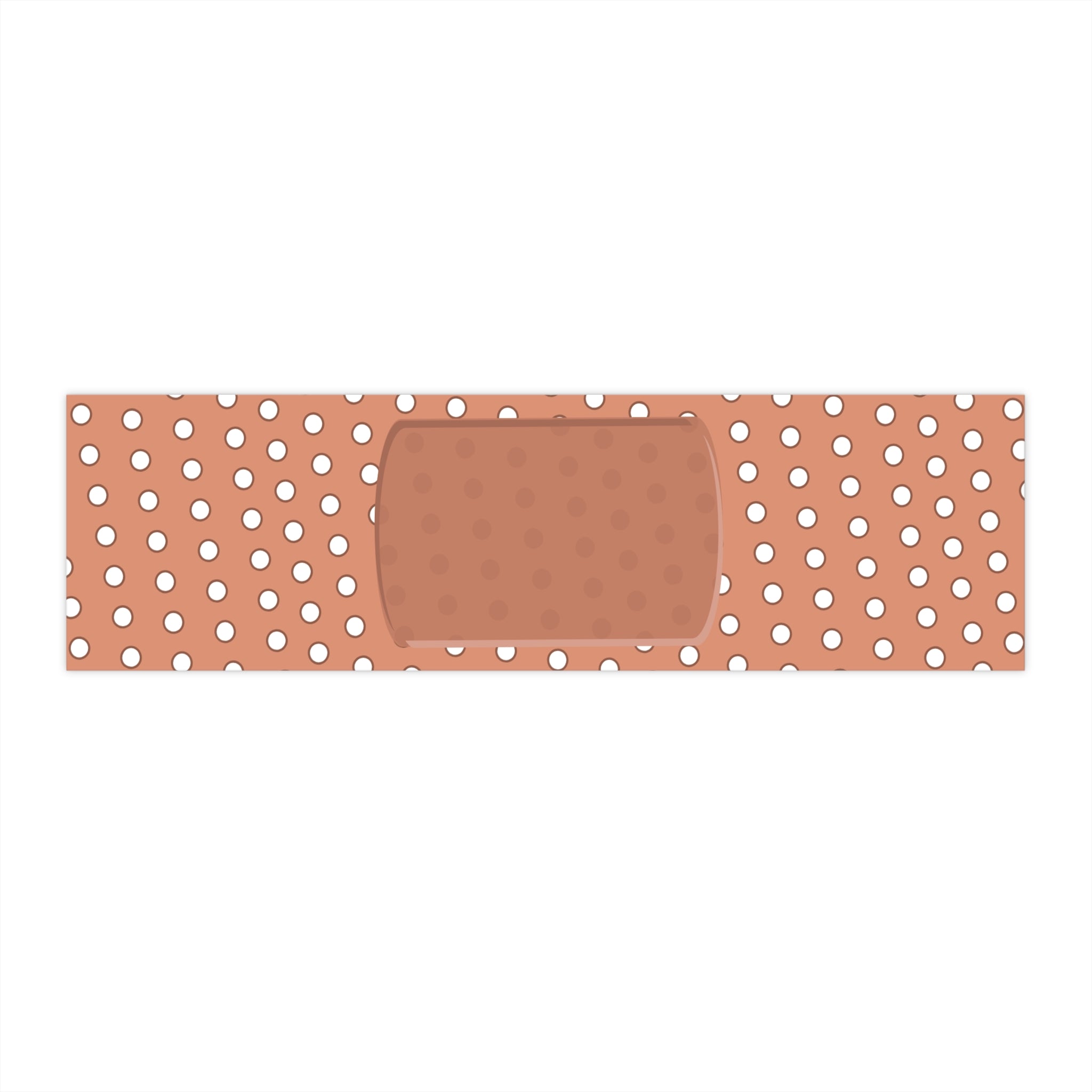 Bandage Bumper Sticker — Cute Polka Dot Adhesive Décor