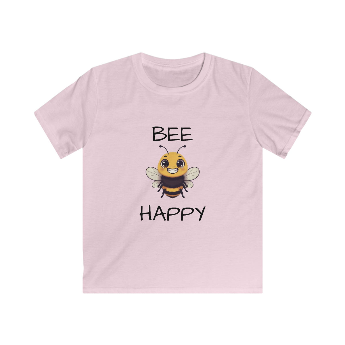 Kids Bee Happy T-Shirt — Cute Bee Graphic Tee for Children