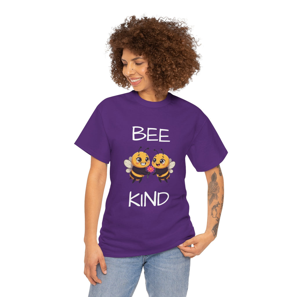 Bee Kind T-Shirt — Cute Cartoon Bees Graphic Tee for Kindness & Earth Day