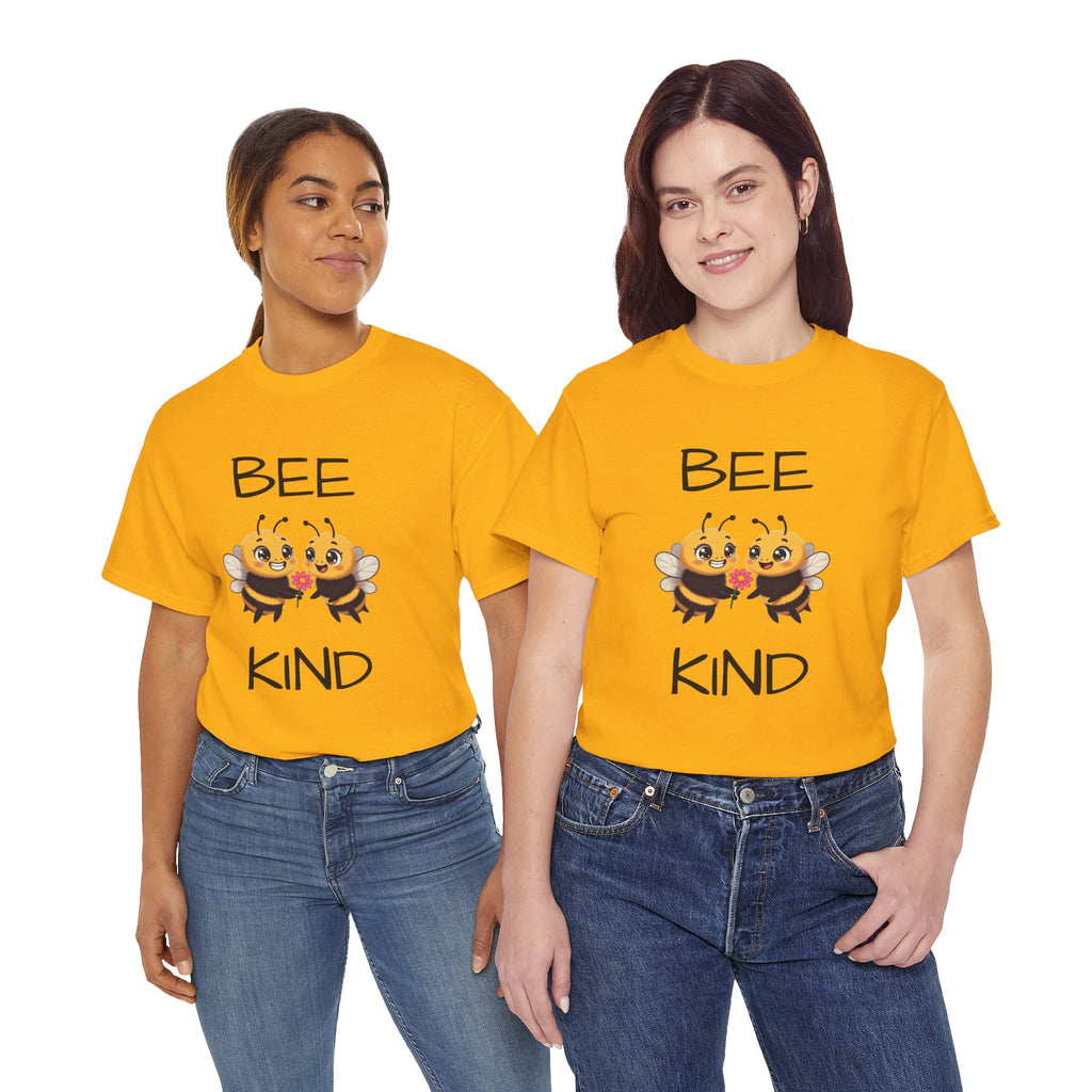 Bee Kind T-Shirt — Cute Cartoon Bees Graphic Tee for Kindness & Earth Day