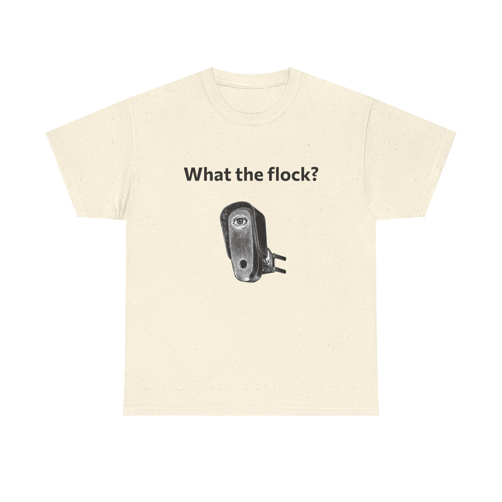 T-Shirt — What the flock? Funny Sheep/Shears Graphic Tee