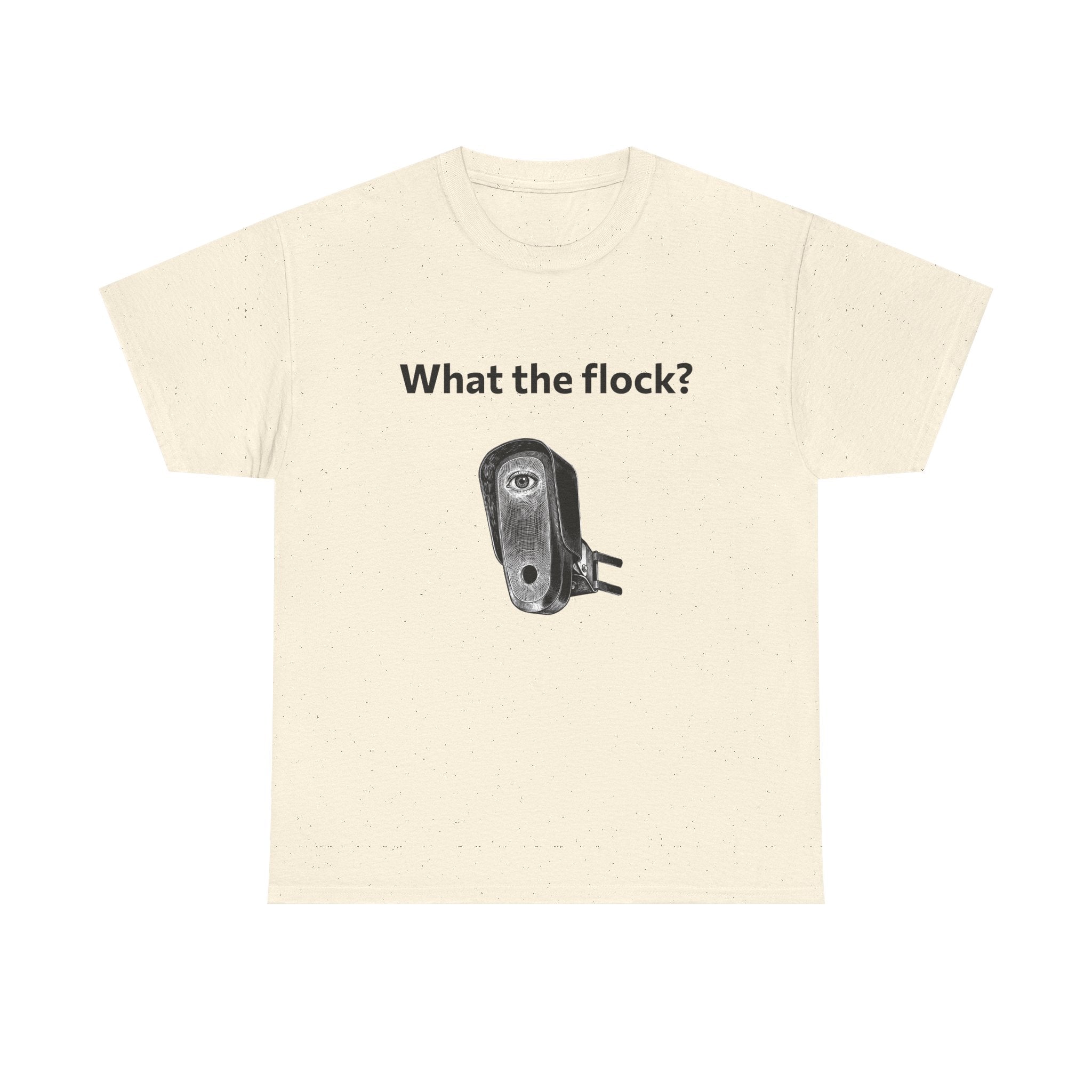 T-Shirt — What the flock? Funny Sheep/Shears Graphic Tee