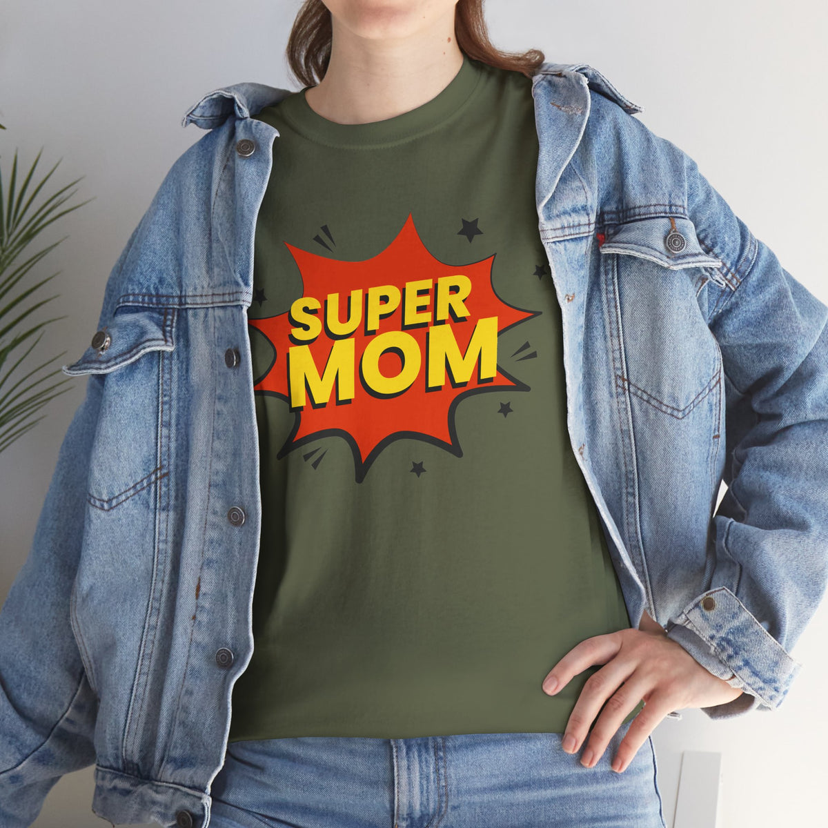 Super Mom Comic Burst T-Shirt