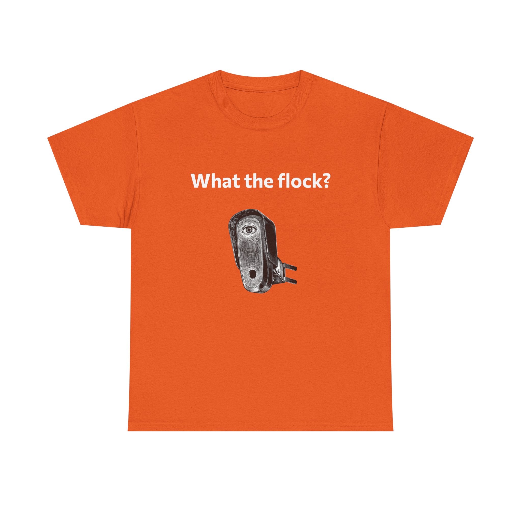 T-Shirt — What the flock? Funny Sheep/Shears Graphic Tee