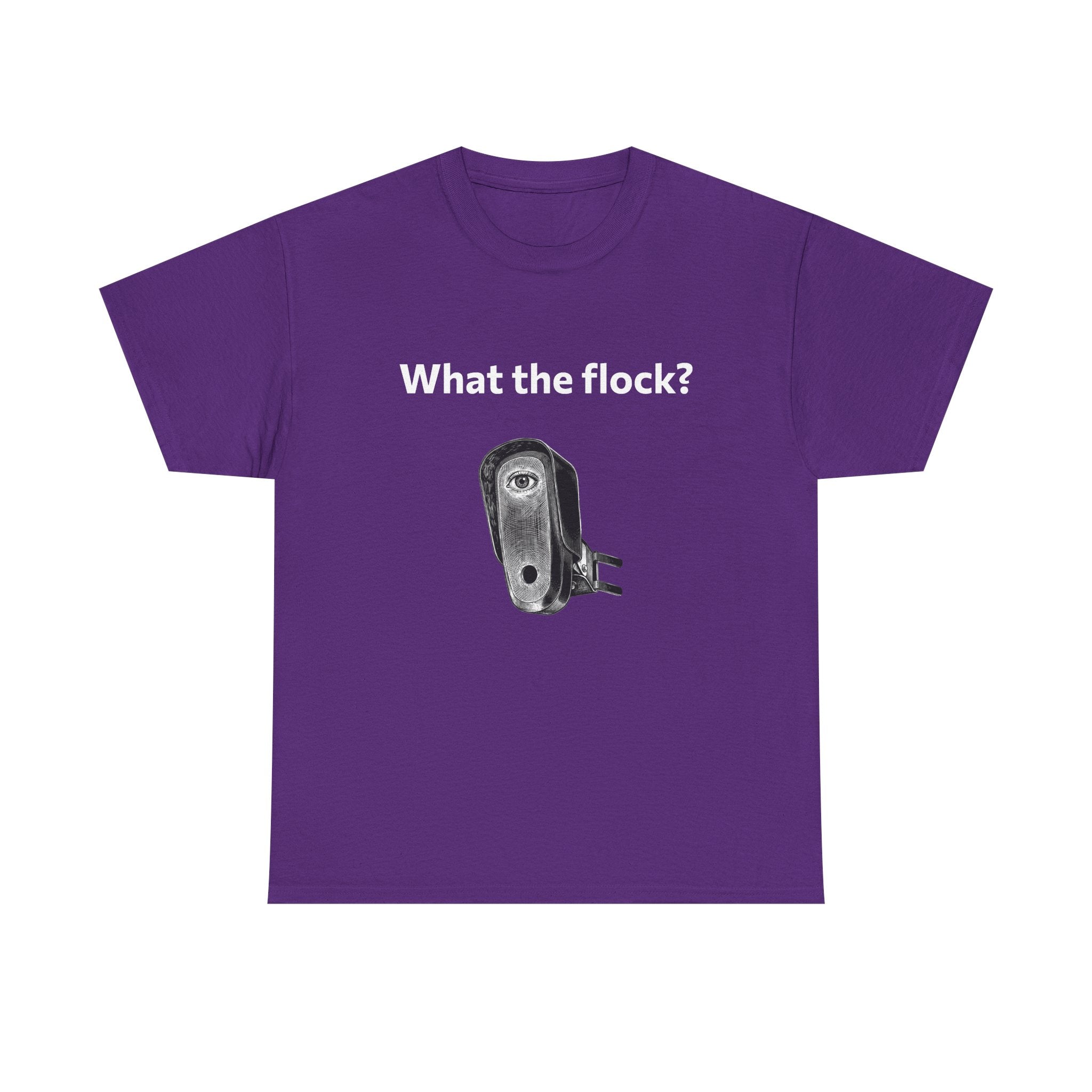 T-Shirt — What the flock? Funny Sheep/Shears Graphic Tee