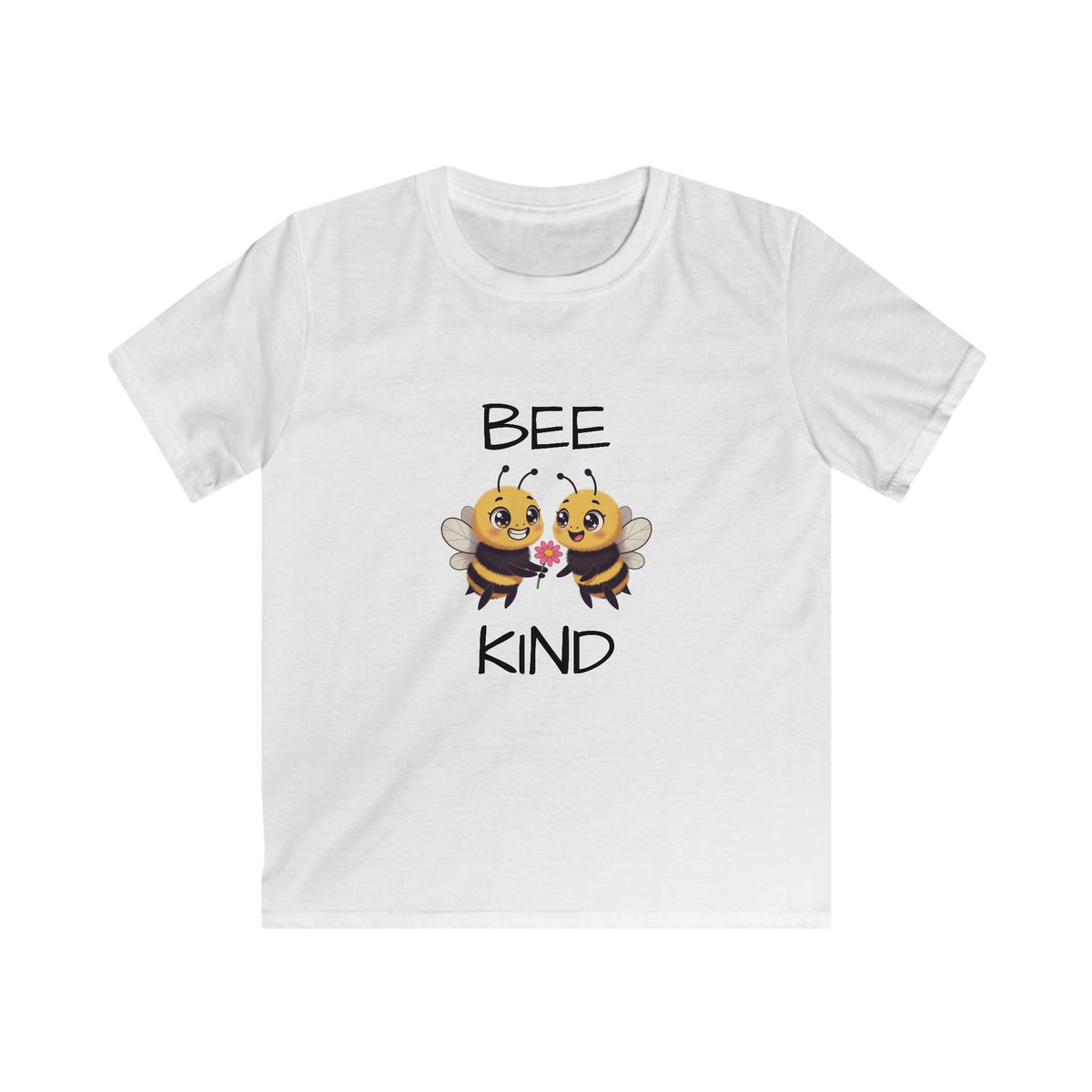 Bee Kind Kids T‑Shirt — Cute Cartoon Bees Children’s Tee (Bee Kind)