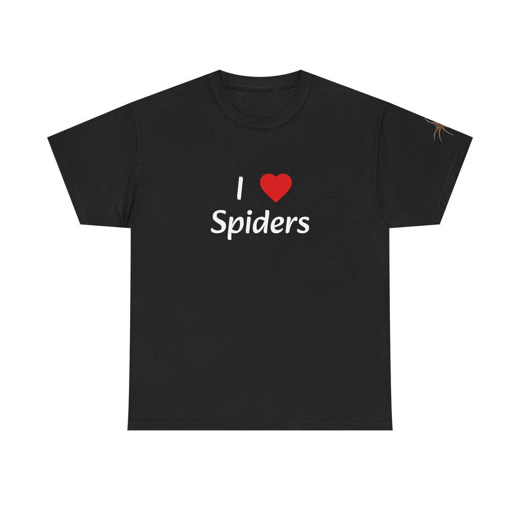 I Love Spiders T‑Shirt — Tarantula Lover Tee