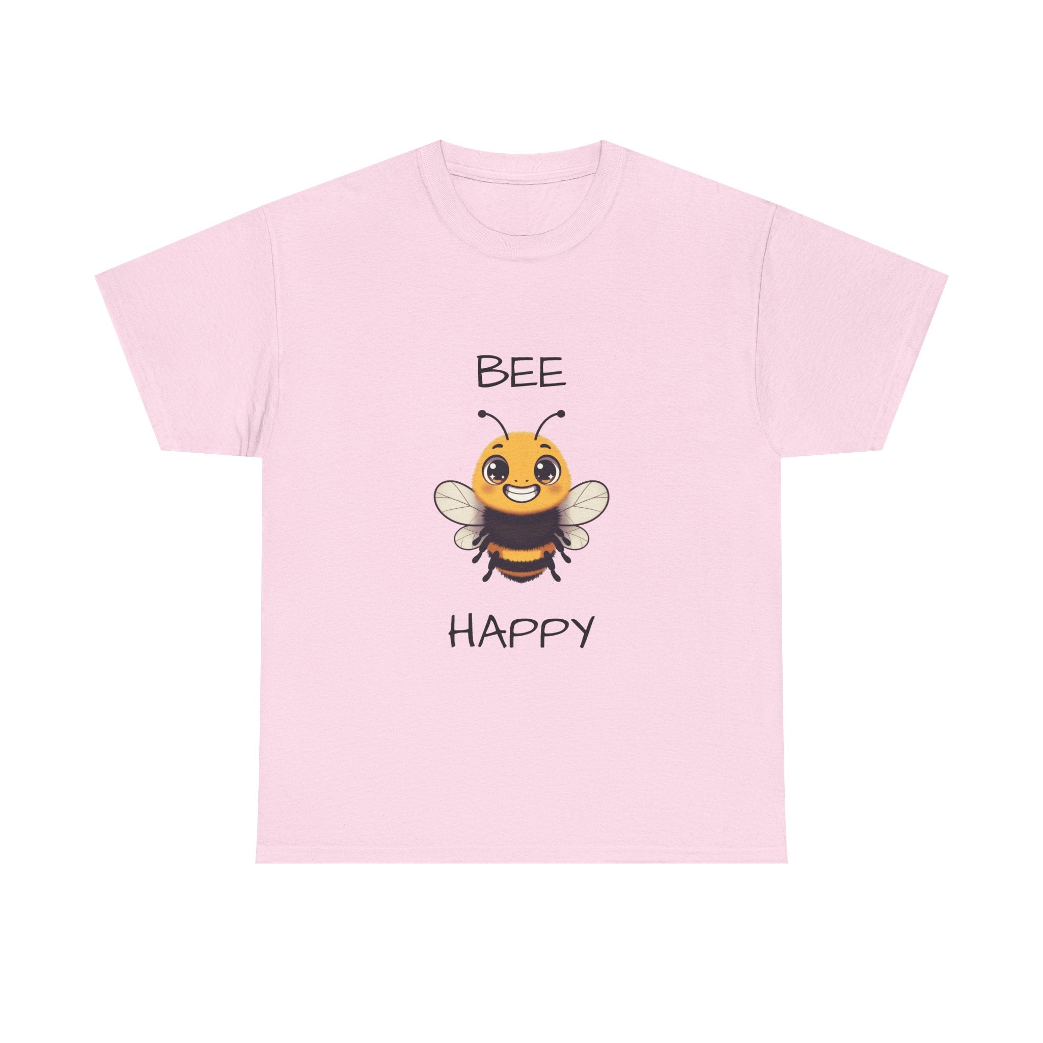 Bee Happy T‑Shirt — Cute Smiling Bee Graphic Tee