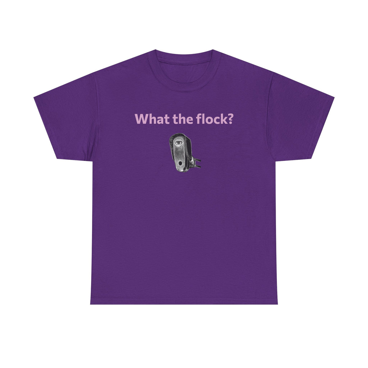 T-Shirt — What the flock? Funny Sheep/Shears Graphic Tee