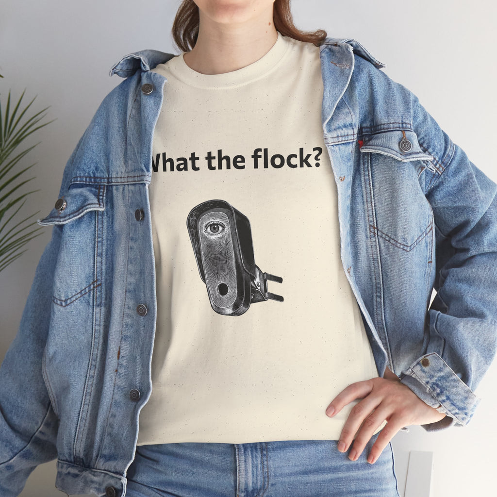 T-Shirt — What the flock? Funny Sheep/Shears Graphic Tee