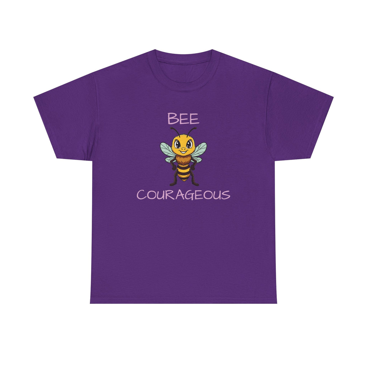 Bee Courageous T-Shirt — Cute Motivational Bee Graphic Tee