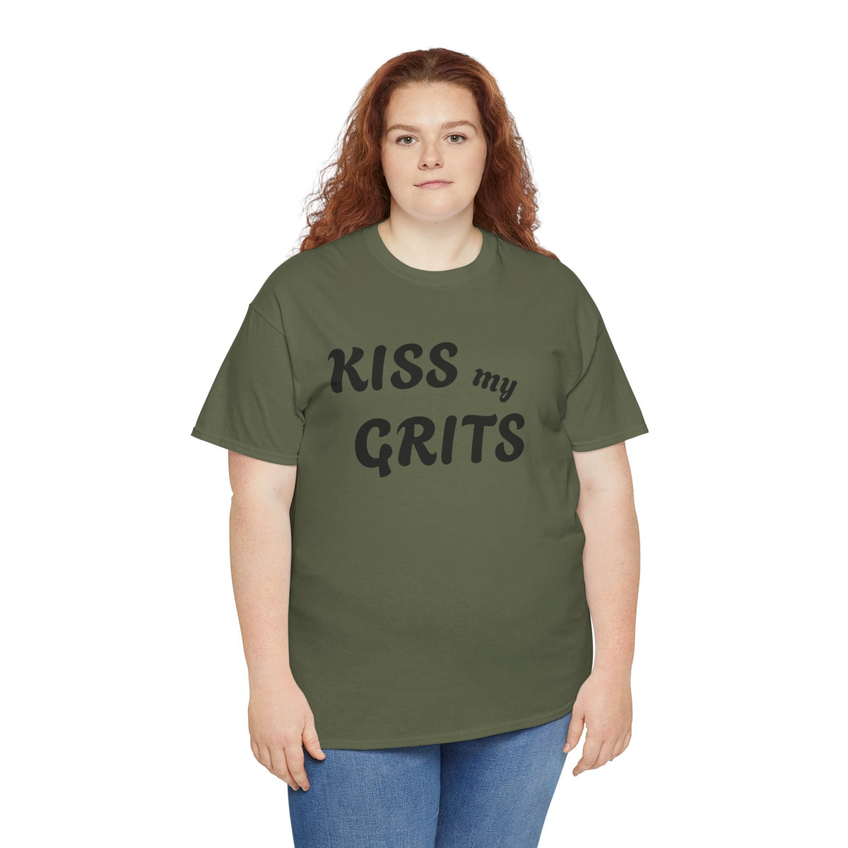 Kiss My Grits T-Shirt — Retro Southern Sassy Tee