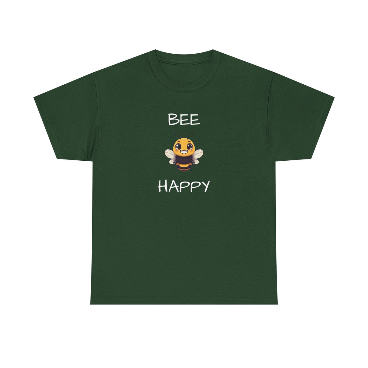 Bee Happy T‑Shirt — Cute Smiling Bee Graphic Tee