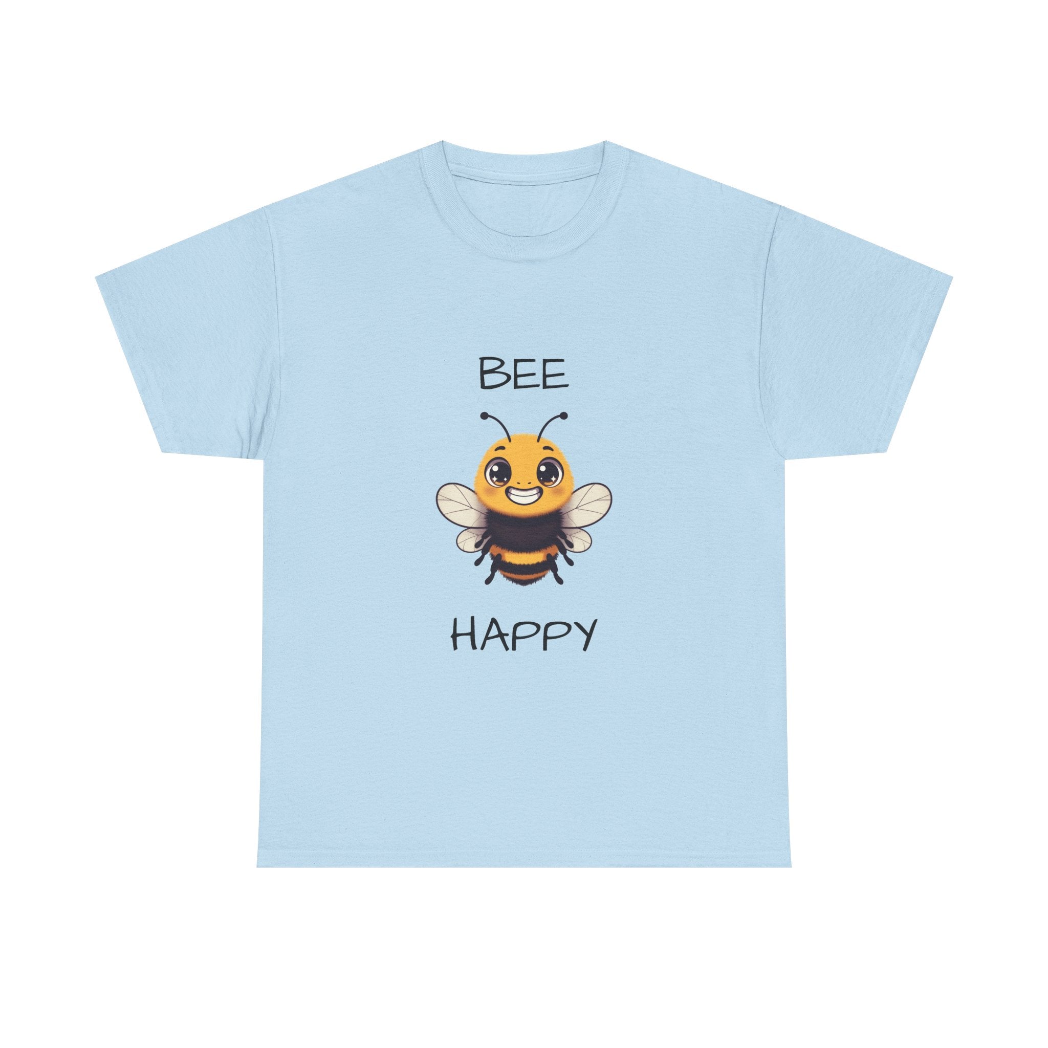 Bee Happy T‑Shirt — Cute Smiling Bee Graphic Tee