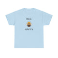 Bee Happy T‑Shirt — Cute Smiling Bee Graphic Tee
