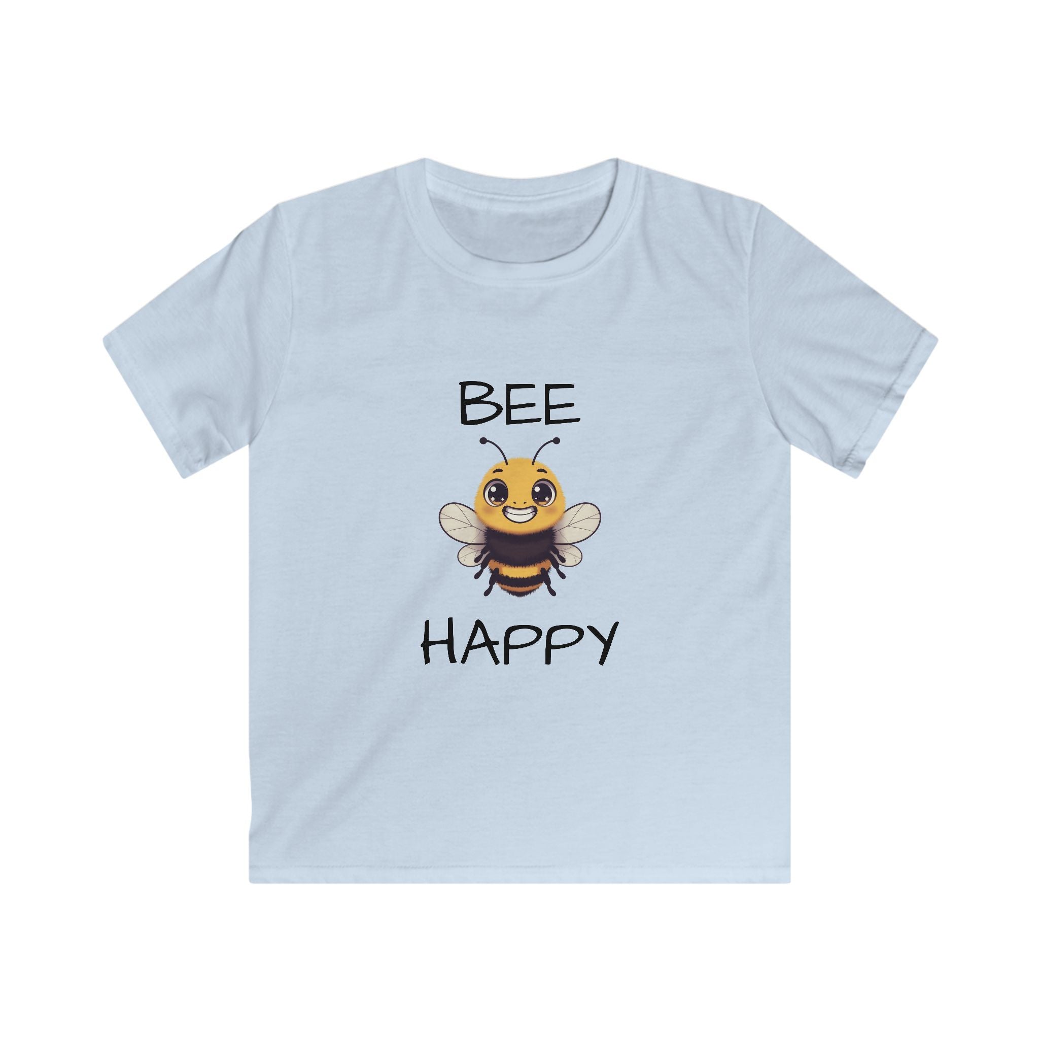 Kids Bee Happy T-Shirt — Cute Bee Graphic Tee for Children