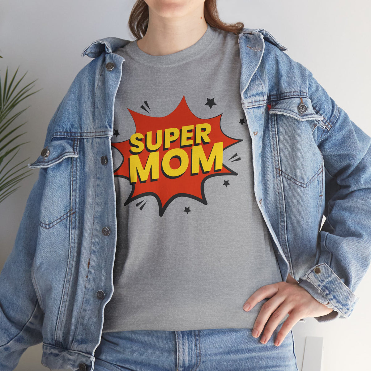 Super Mom Comic Burst T-Shirt