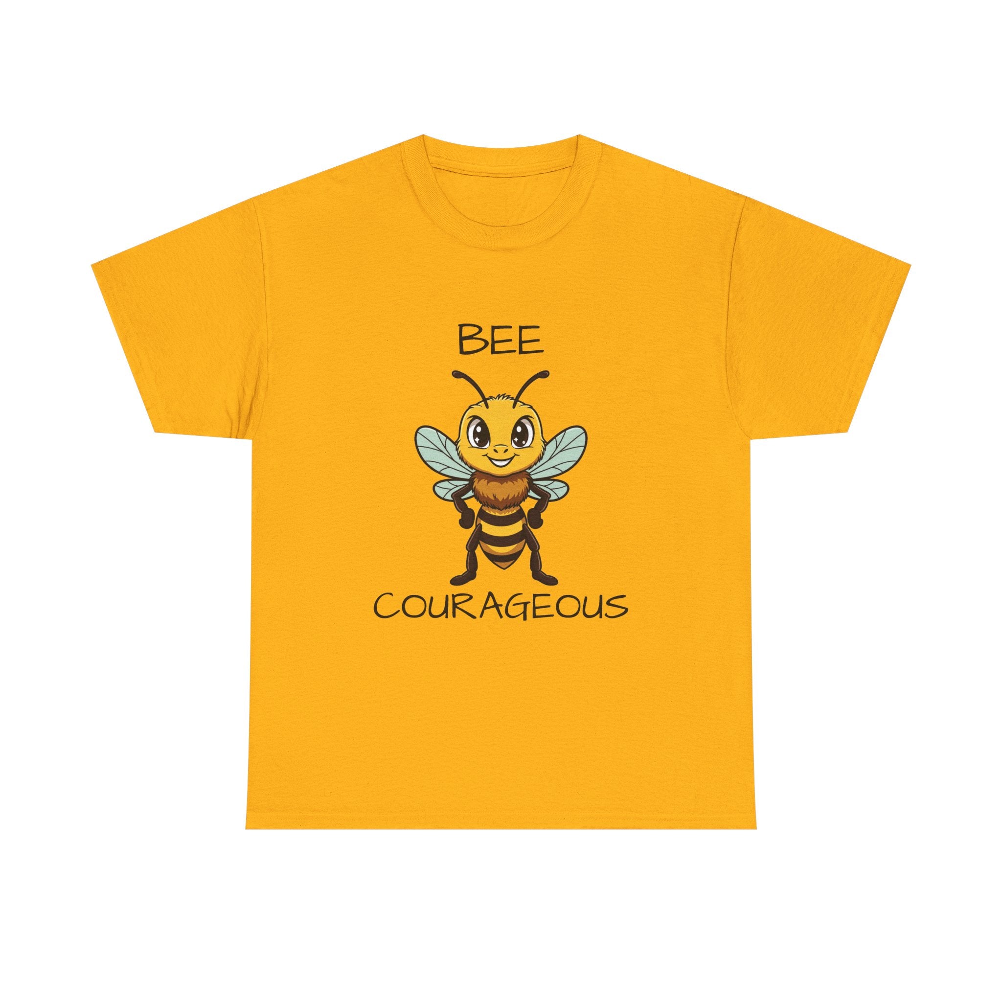 Bee Courageous T-Shirt — Cute Motivational Bee Graphic Tee