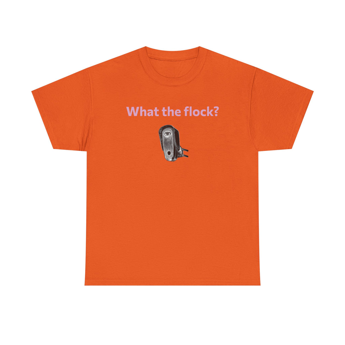 T-Shirt — What the flock? Funny Sheep/Shears Graphic Tee