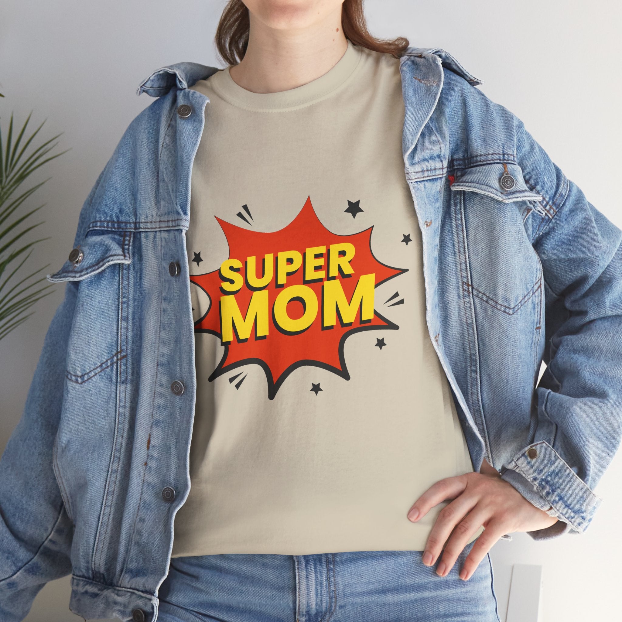 Super Mom Comic Burst T-Shirt
