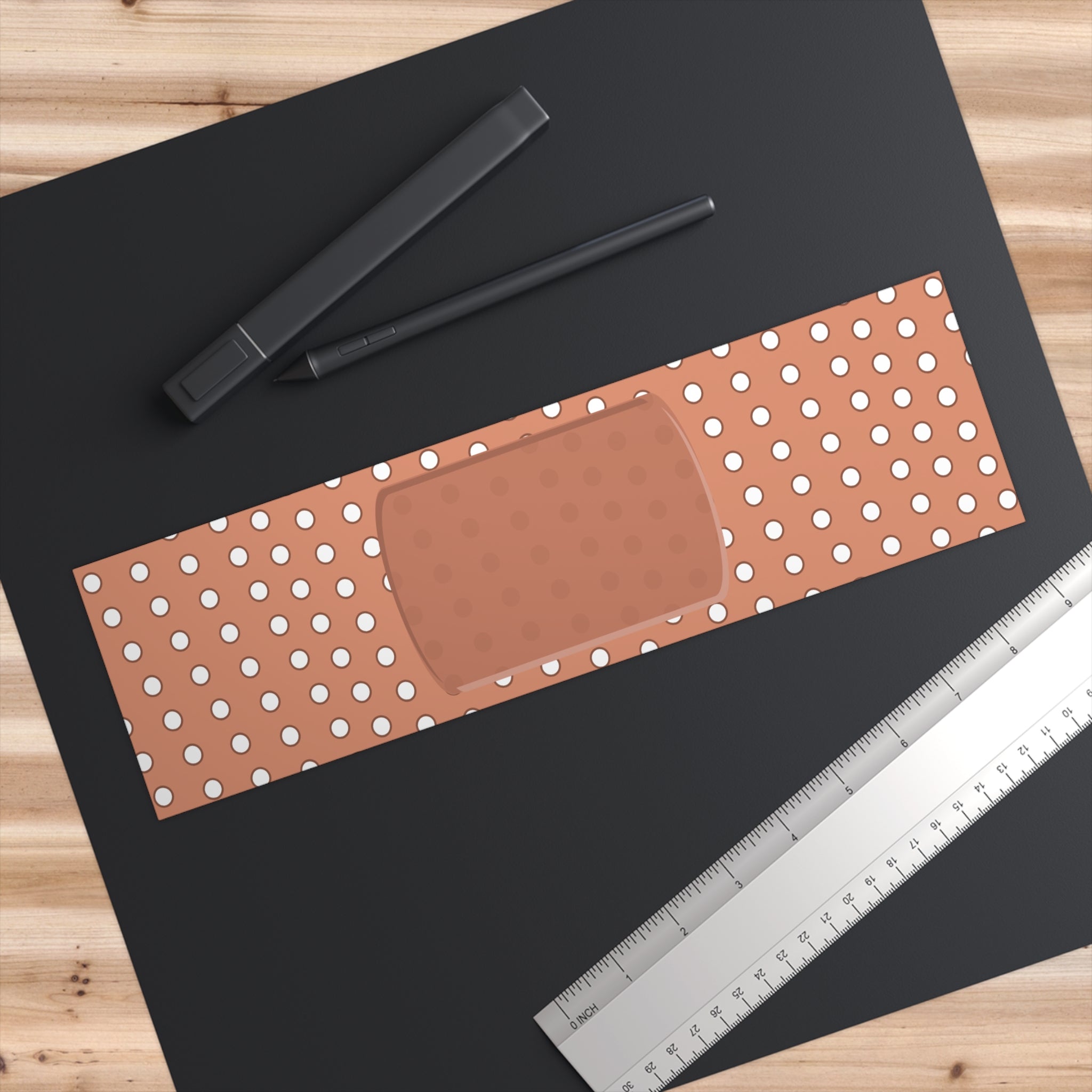 Bandage Bumper Sticker — Cute Polka Dot Adhesive Décor