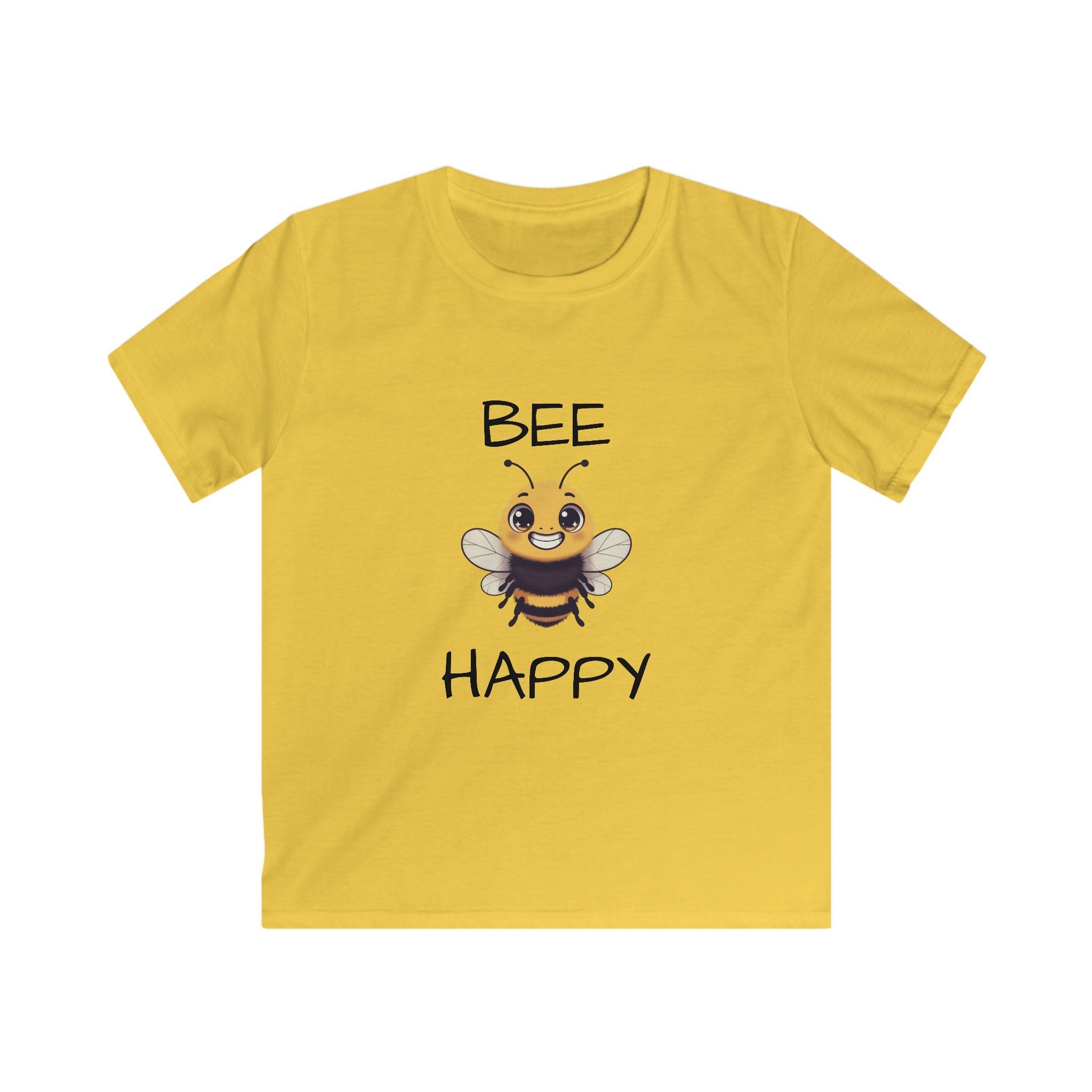 Kids Bee Happy T-Shirt — Cute Bee Graphic Tee for Children