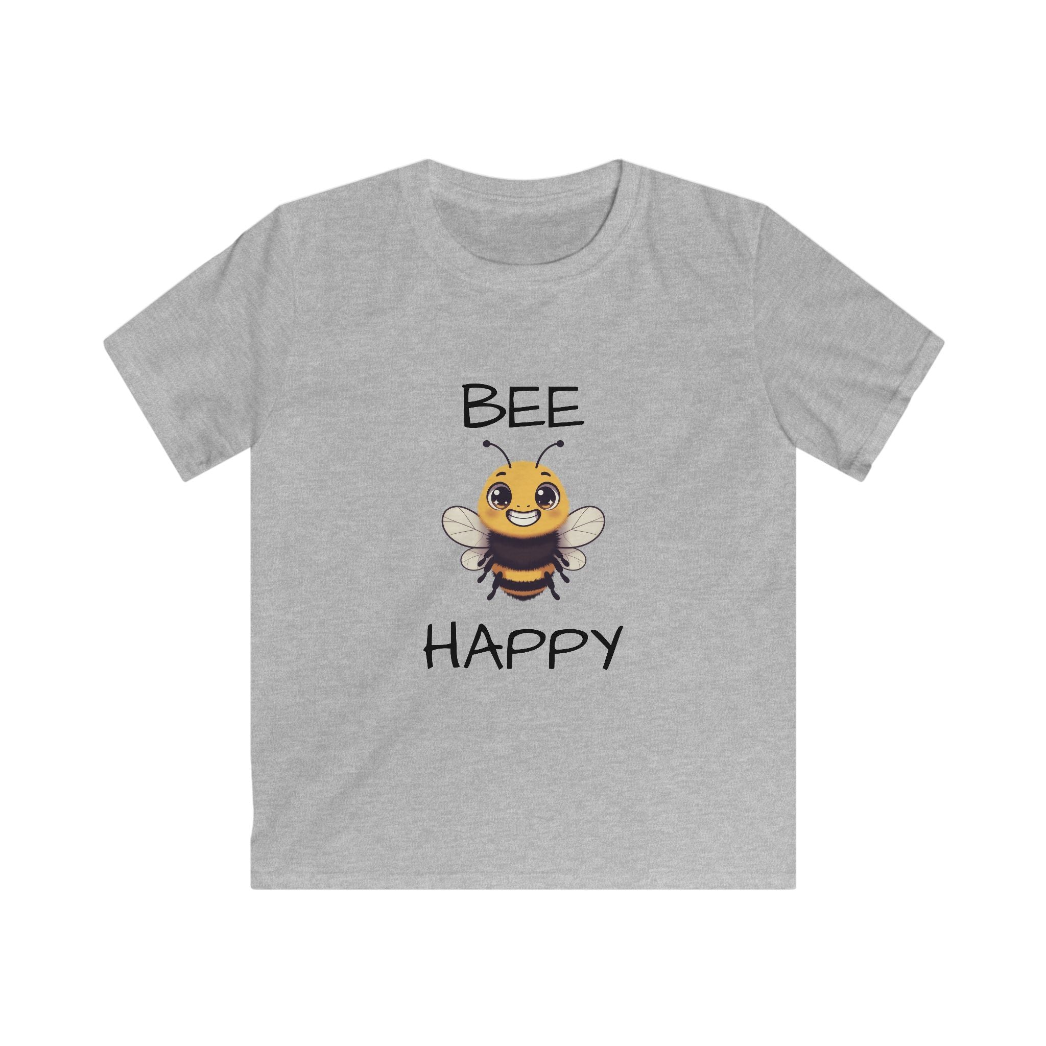 Kids Bee Happy T-Shirt — Cute Bee Graphic Tee for Children