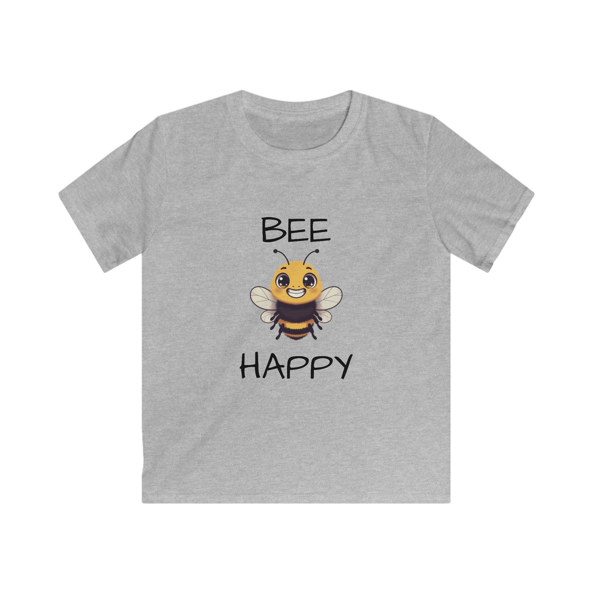 Kids Bee Happy T-Shirt — Cute Bee Graphic Tee for Children