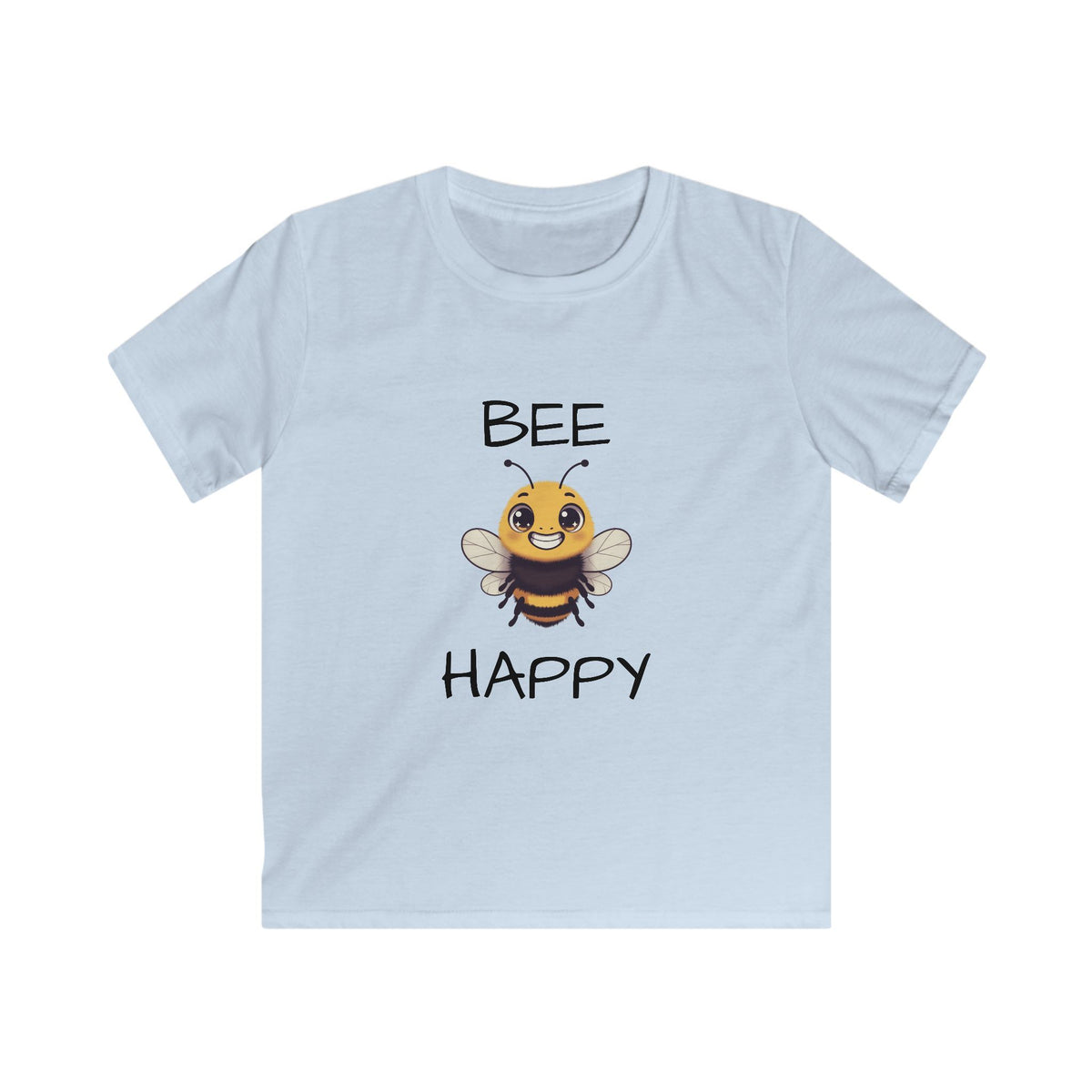 Kids Bee Happy T-Shirt — Cute Bee Graphic Tee for Children