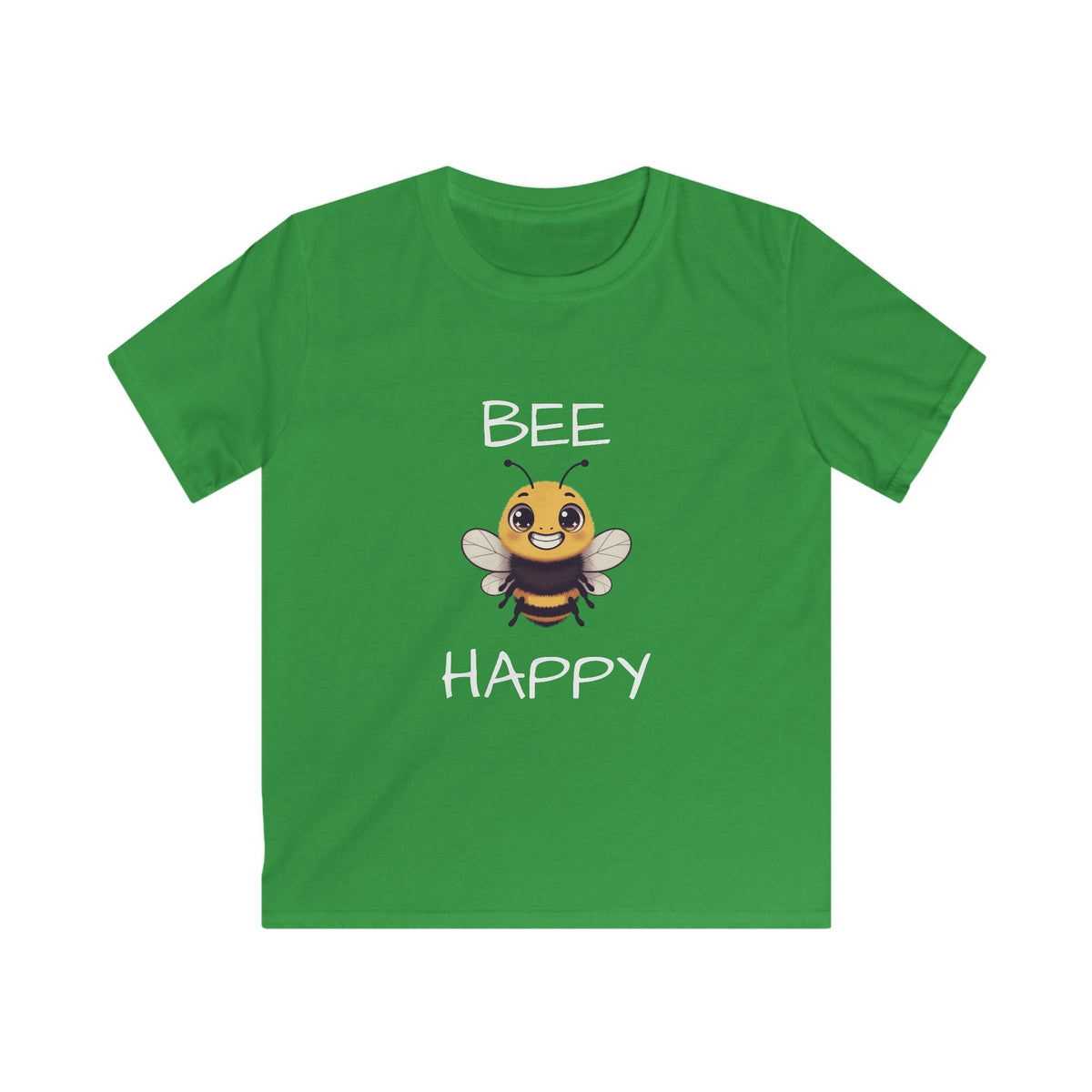 Kids Bee Happy T-Shirt — Cute Bee Graphic Tee for Children