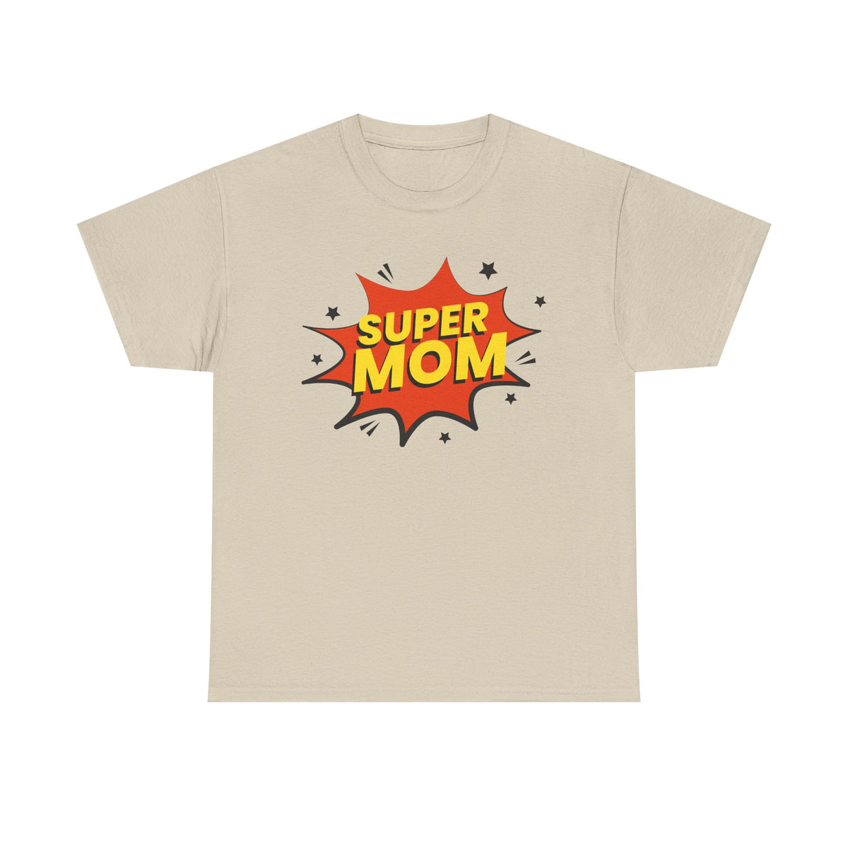 Super Mom Comic Burst T-Shirt