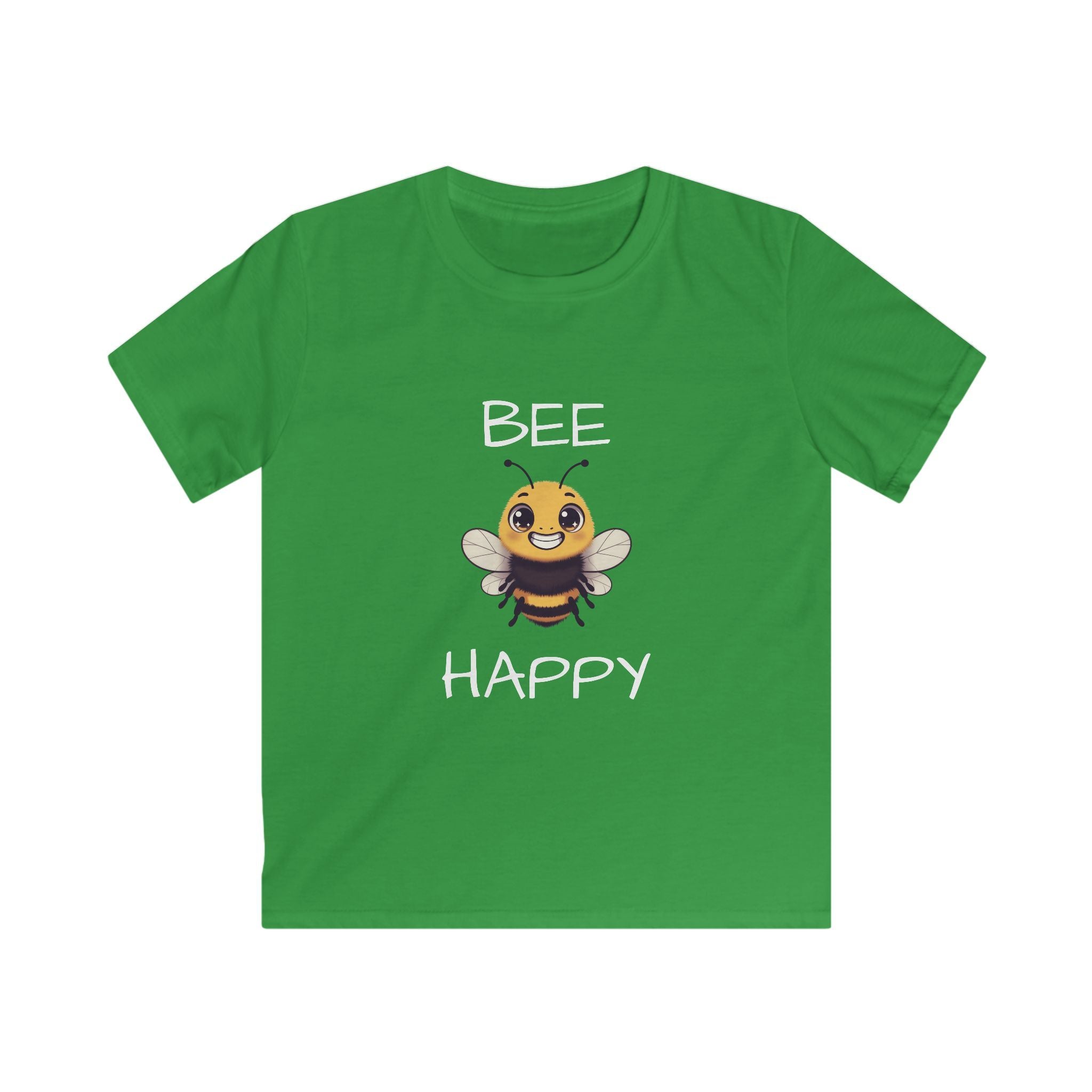 Kids Bee Happy T-Shirt — Cute Bee Graphic Tee for Children