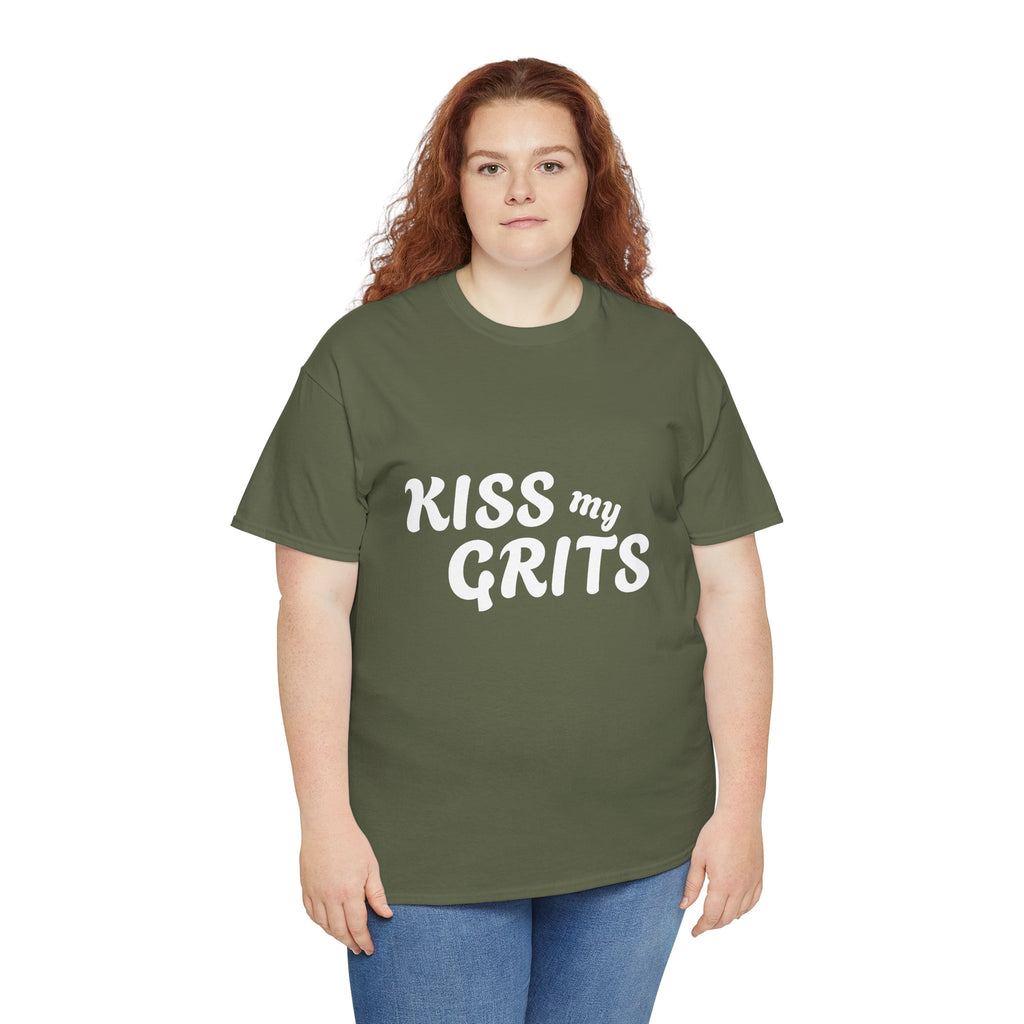 Kiss My Grits T-Shirt — Retro Southern Sassy Tee
