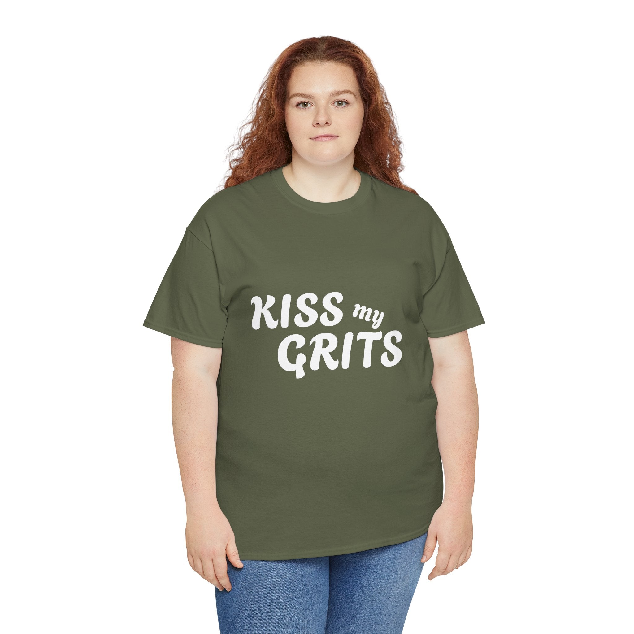 Kiss My Grits T-Shirt — Retro Southern Sassy Tee
