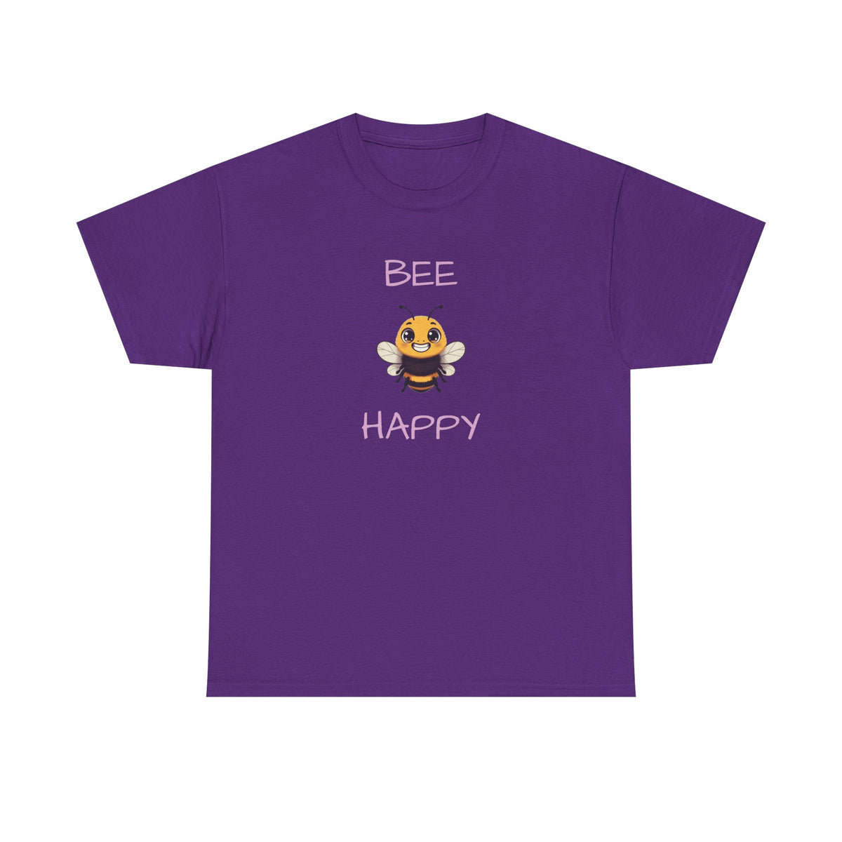 Bee Happy T‑Shirt — Cute Smiling Bee Graphic Tee