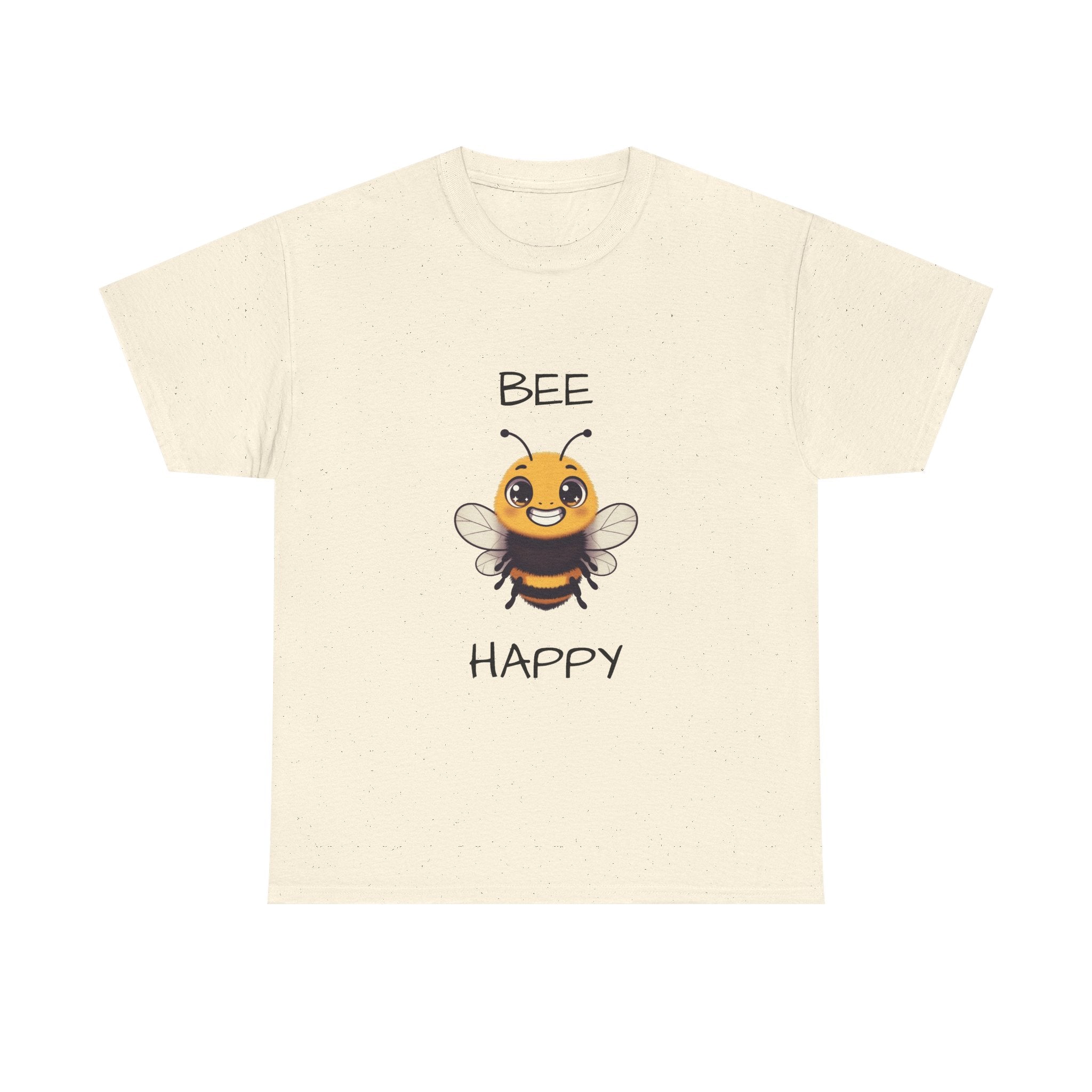 Bee Happy T‑Shirt — Cute Smiling Bee Graphic Tee