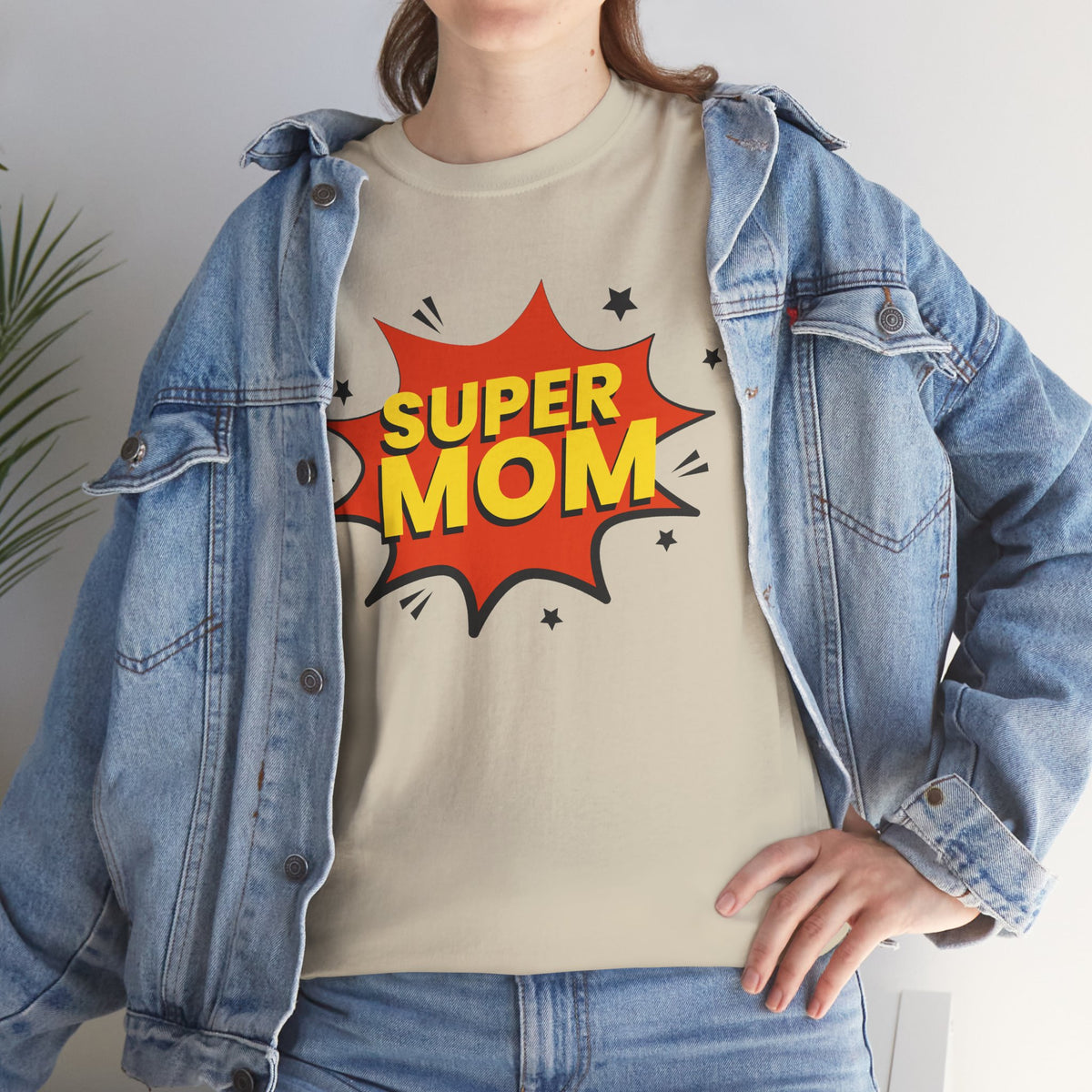Super Mom Comic Burst T-Shirt
