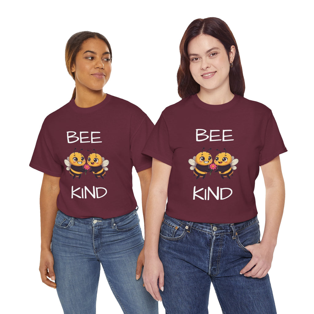 Bee Kind T-Shirt — Cute Cartoon Bees Graphic Tee for Kindness & Earth Day