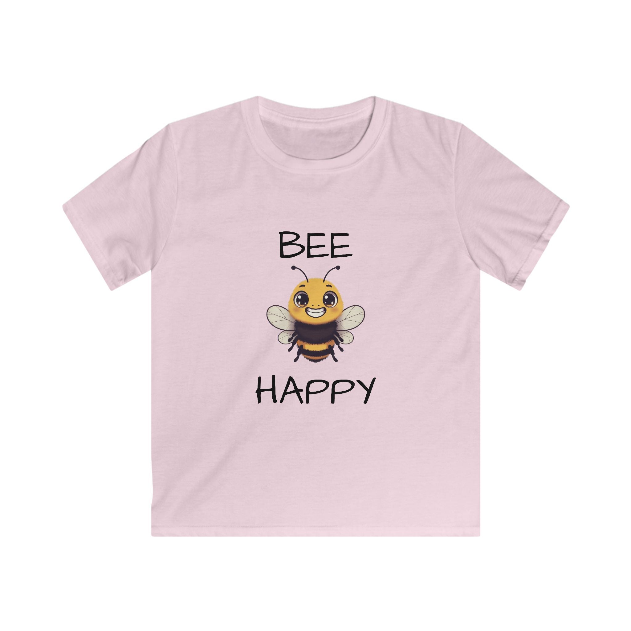 Kids Bee Happy T-Shirt — Cute Bee Graphic Tee for Children