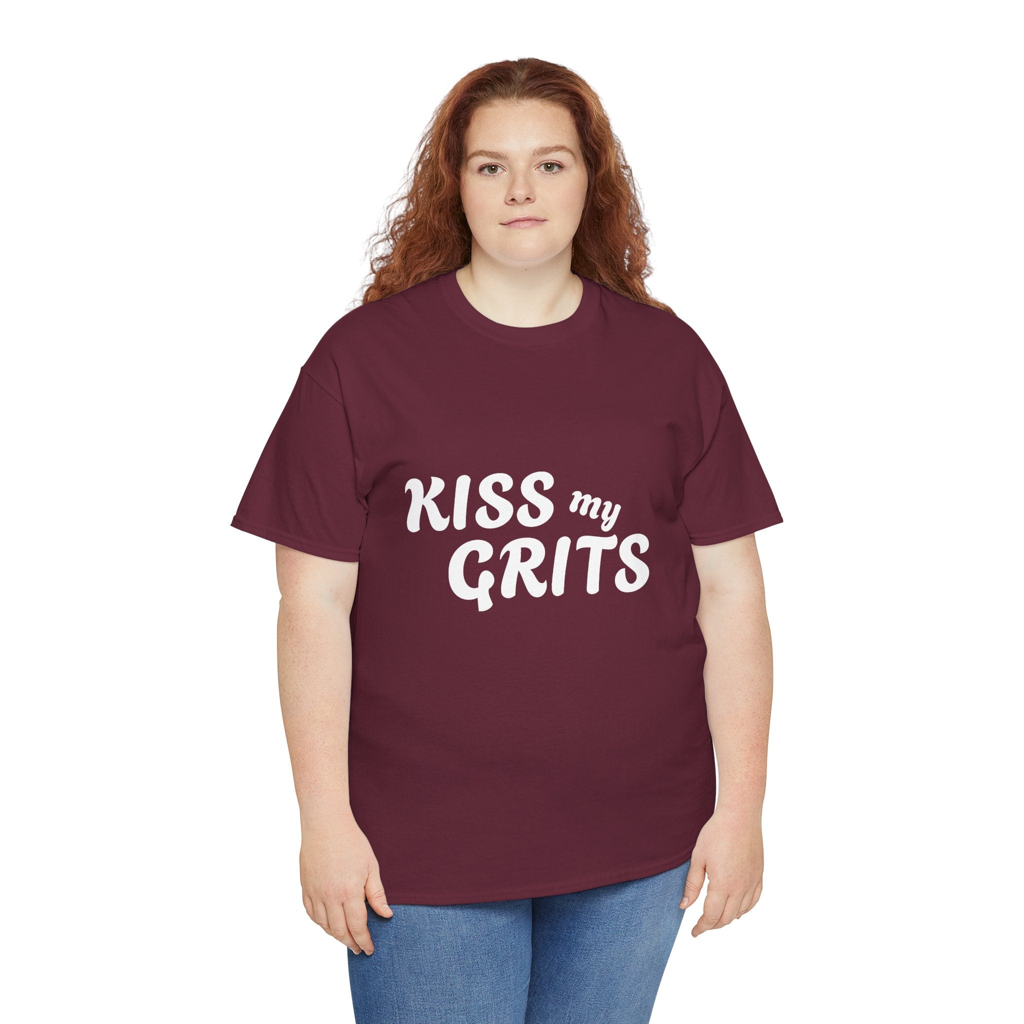 Kiss My Grits T-Shirt — Retro Southern Sassy Tee