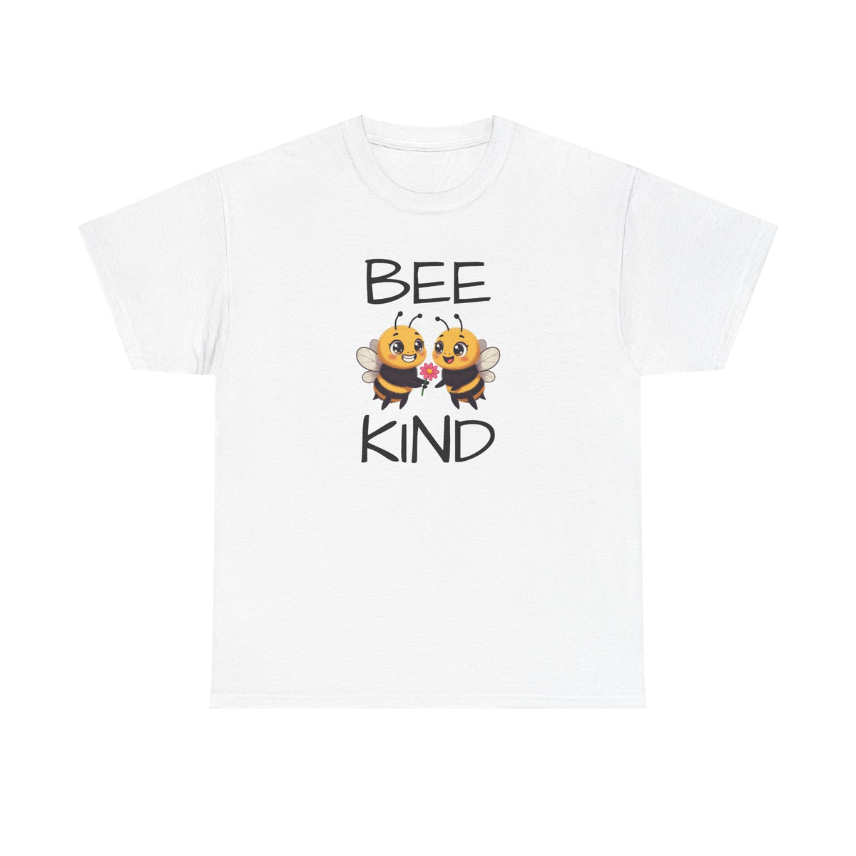 Bee Kind T-Shirt — Cute Cartoon Bees Graphic Tee for Kindness & Earth Day