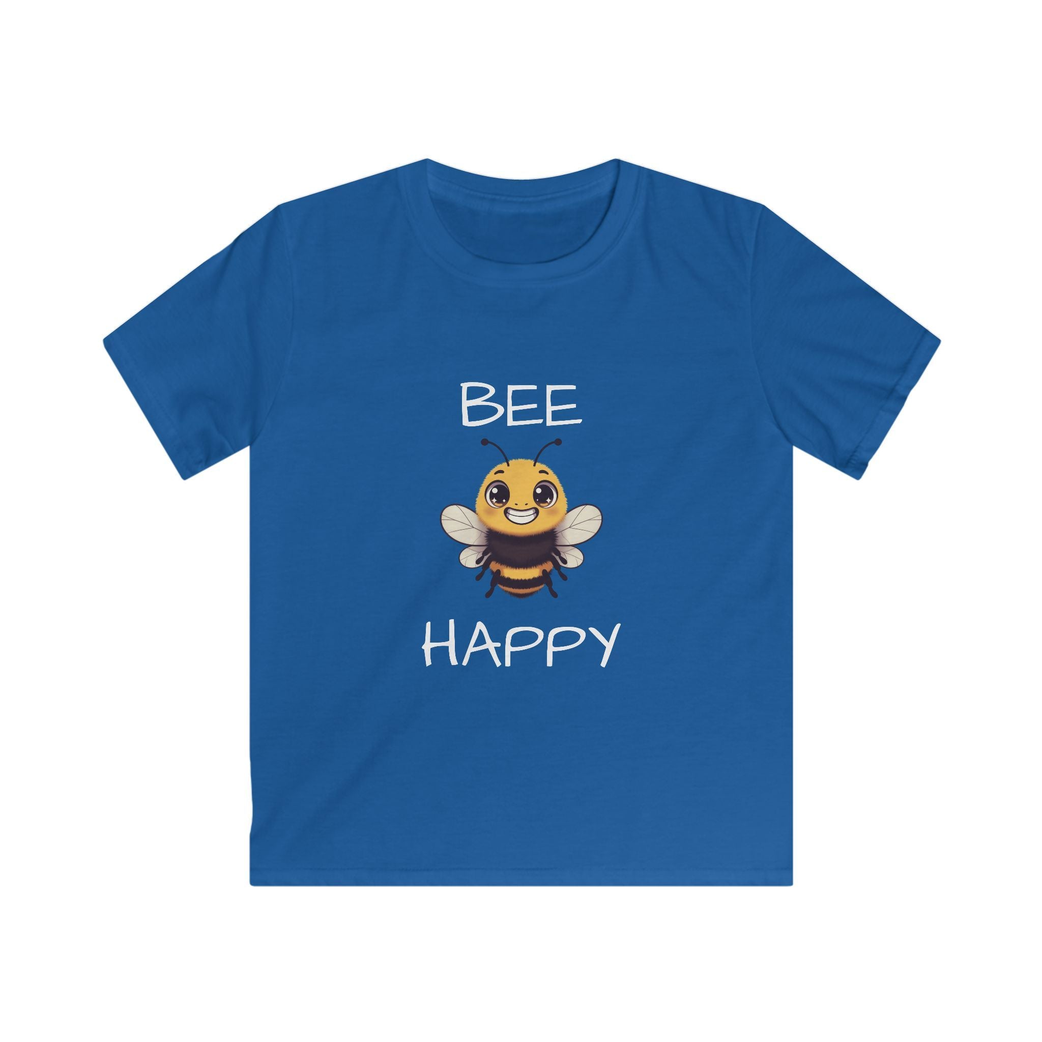 Kids Bee Happy T-Shirt — Cute Bee Graphic Tee for Children