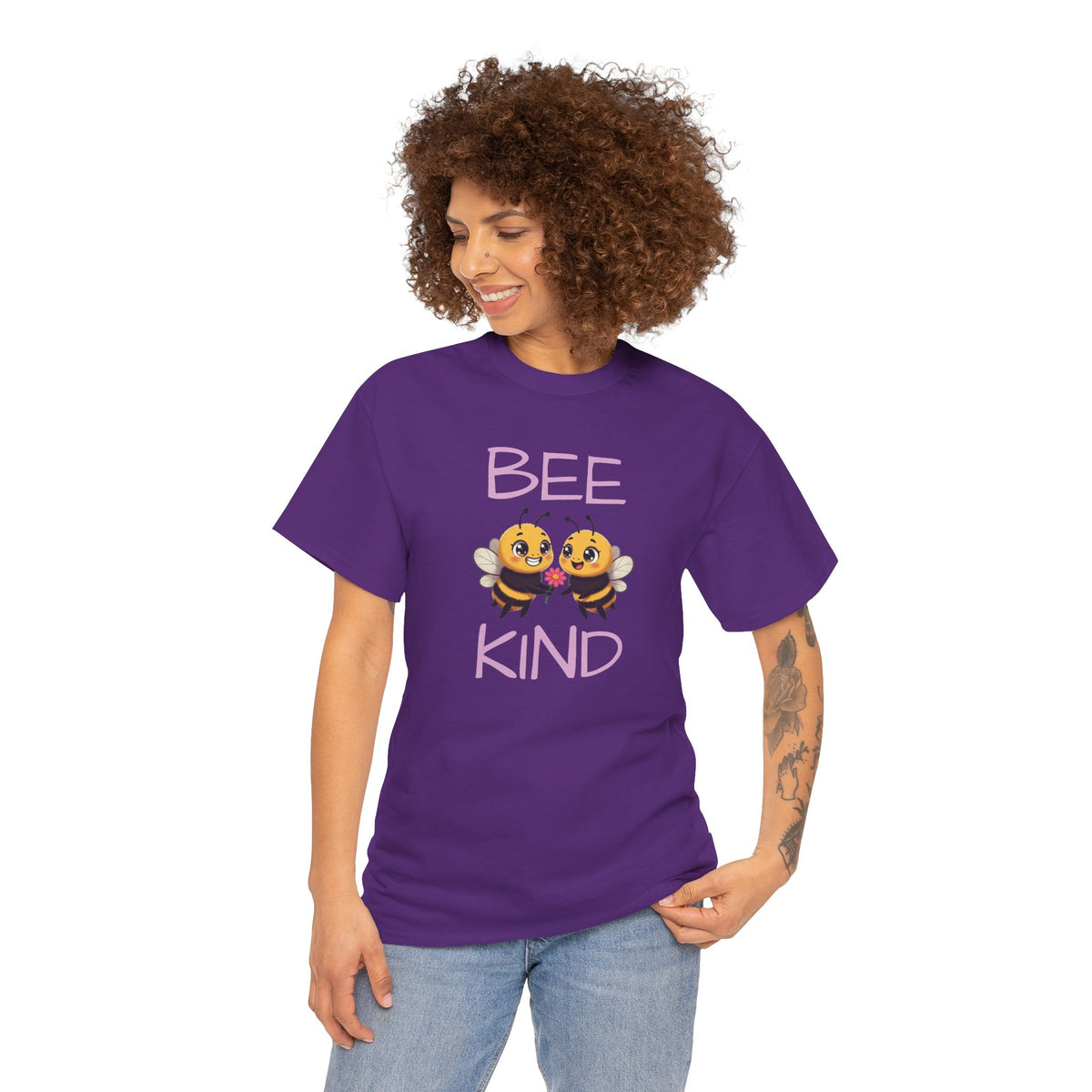 Bee Kind T-Shirt — Cute Cartoon Bees Graphic Tee for Kindness & Earth Day