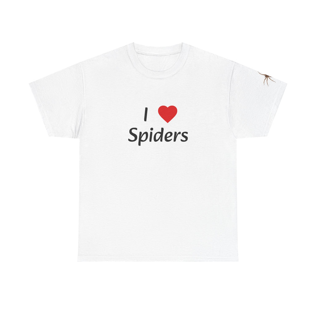 I Love Spiders T‑Shirt — Tarantula Lover Tee