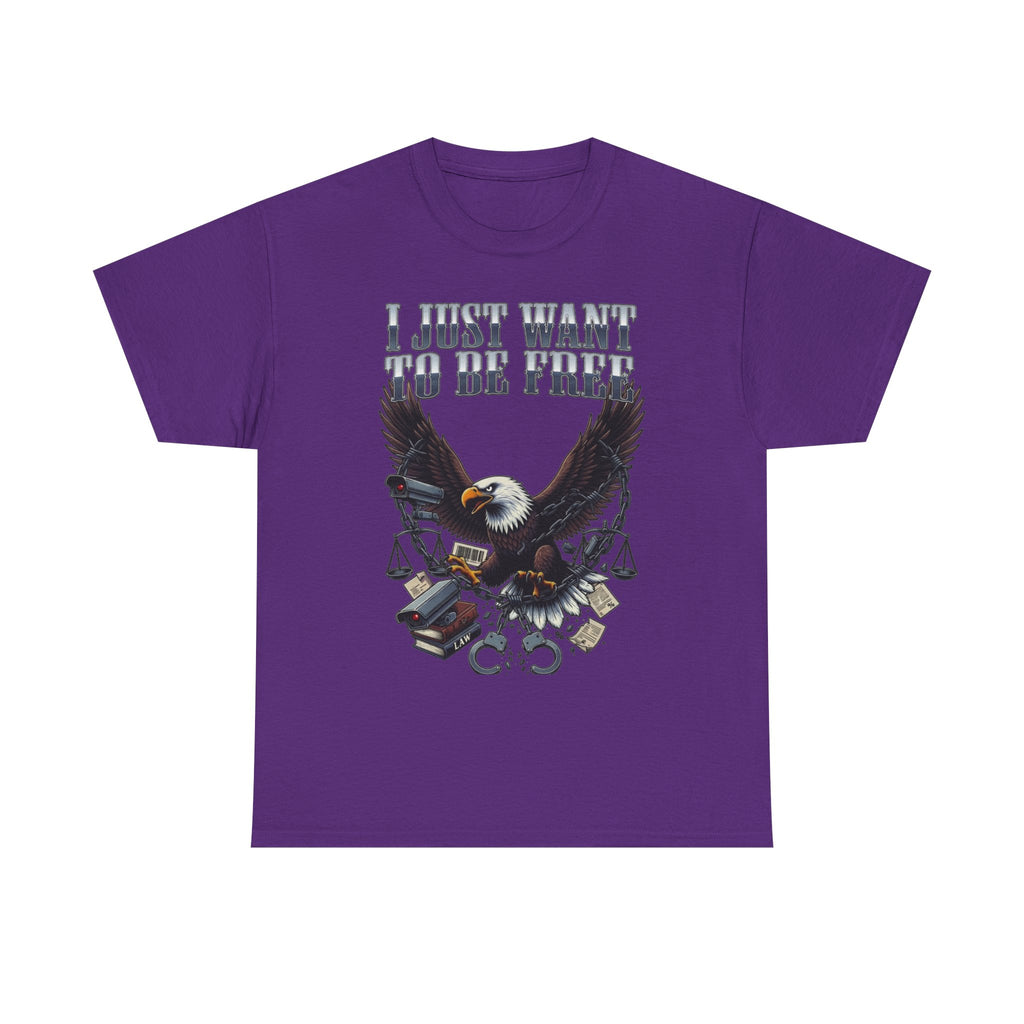 Eagle Liberty Tee – "I Just Want To Be Free" Graphic T-Shirt