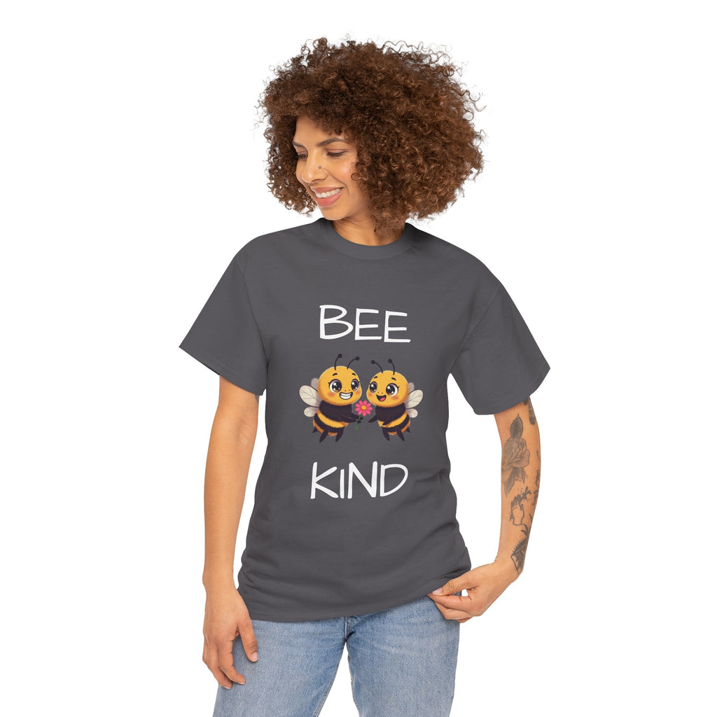 Bee Kind T-Shirt — Cute Cartoon Bees Graphic Tee for Kindness & Earth Day
